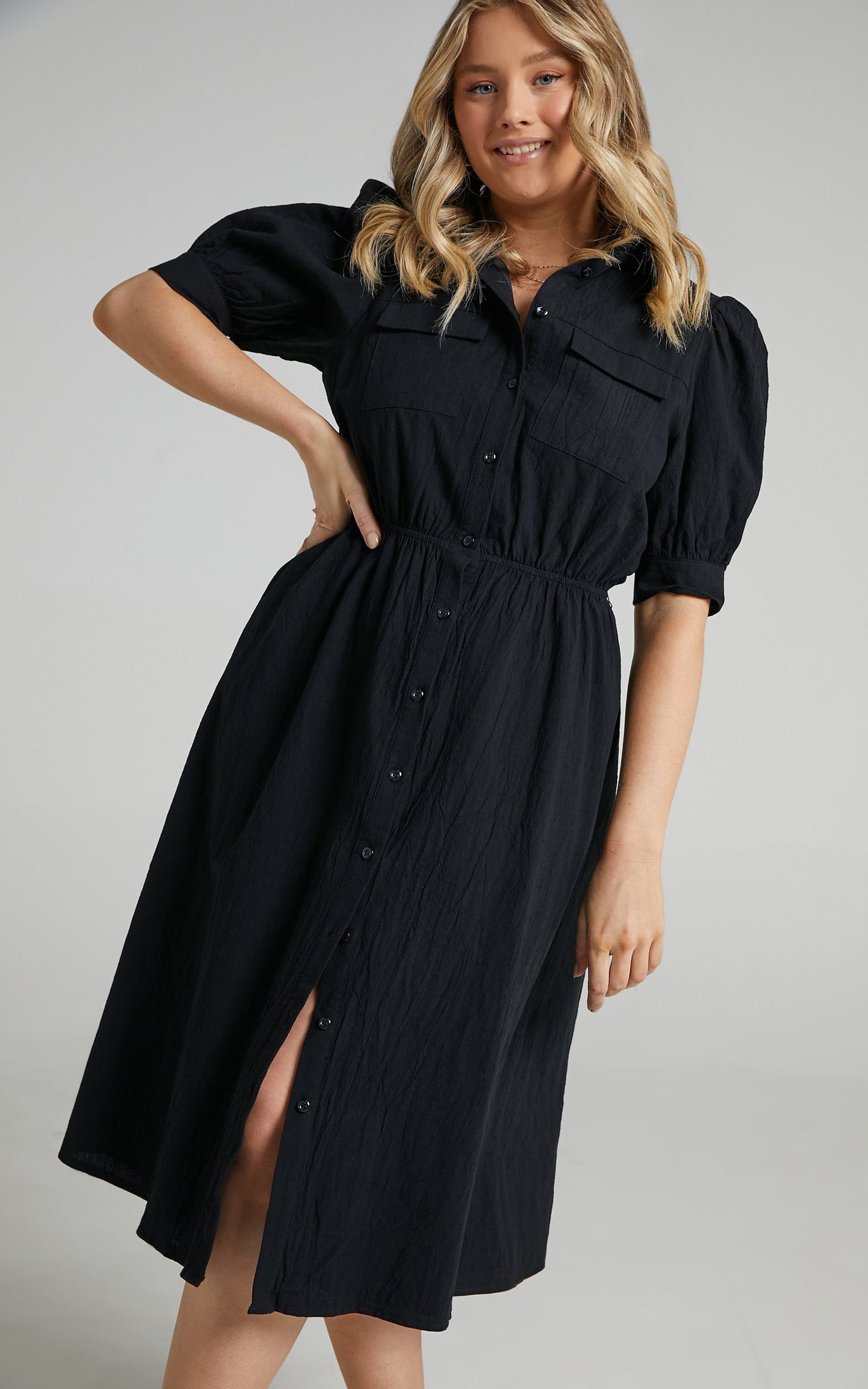 Tiras Dress in Black