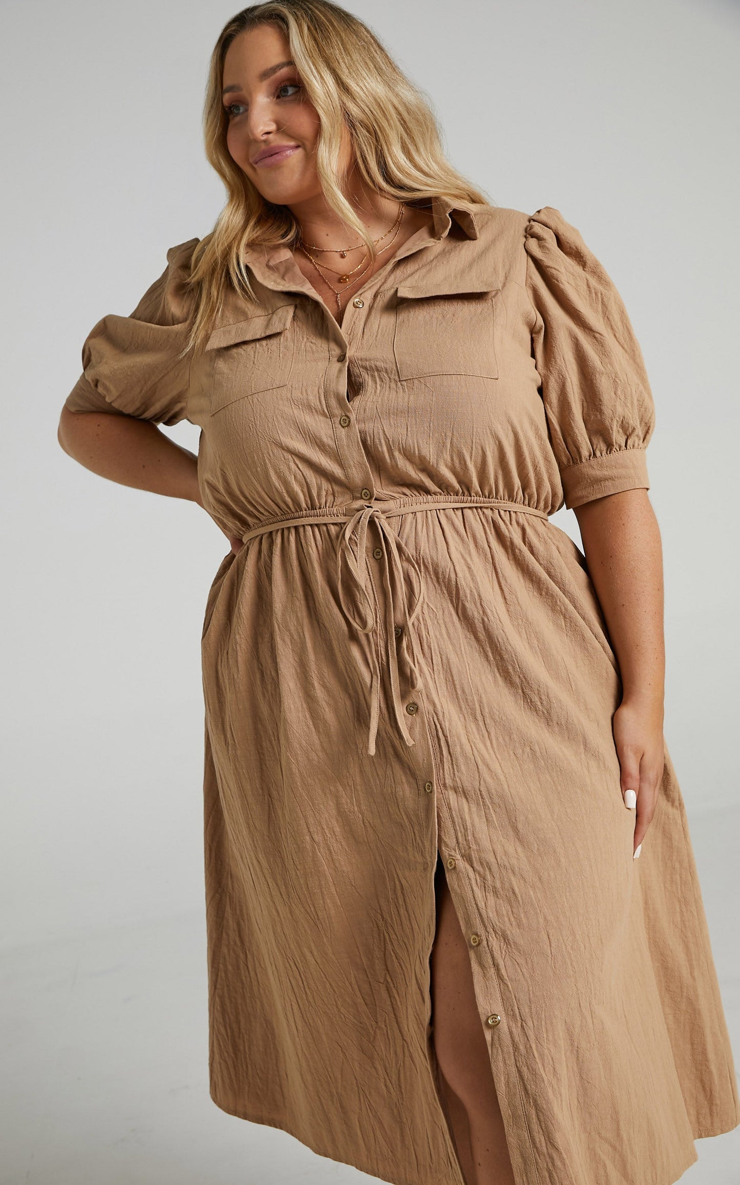 Tiras Dress in Mocha