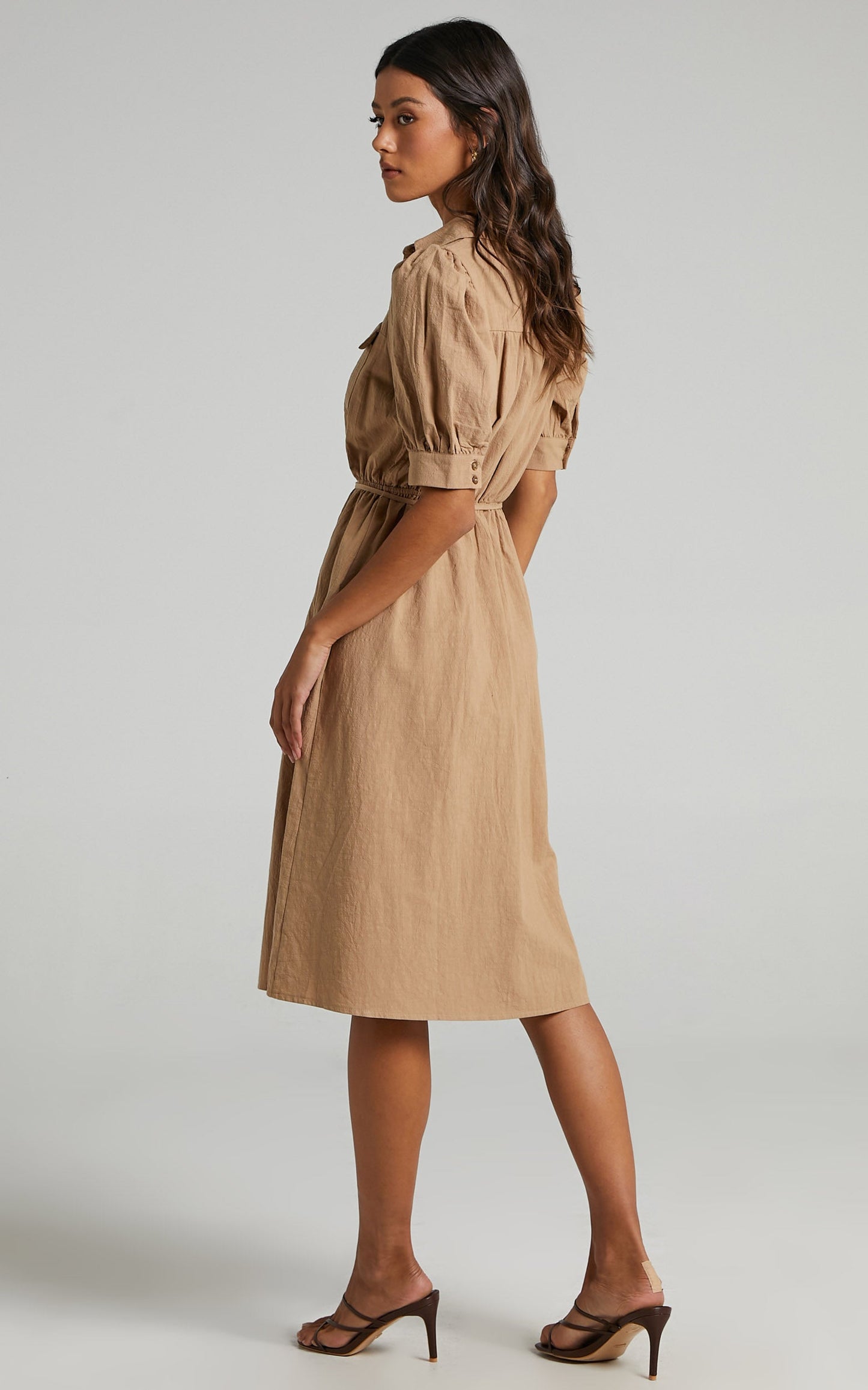 Tiras Dress in Mocha