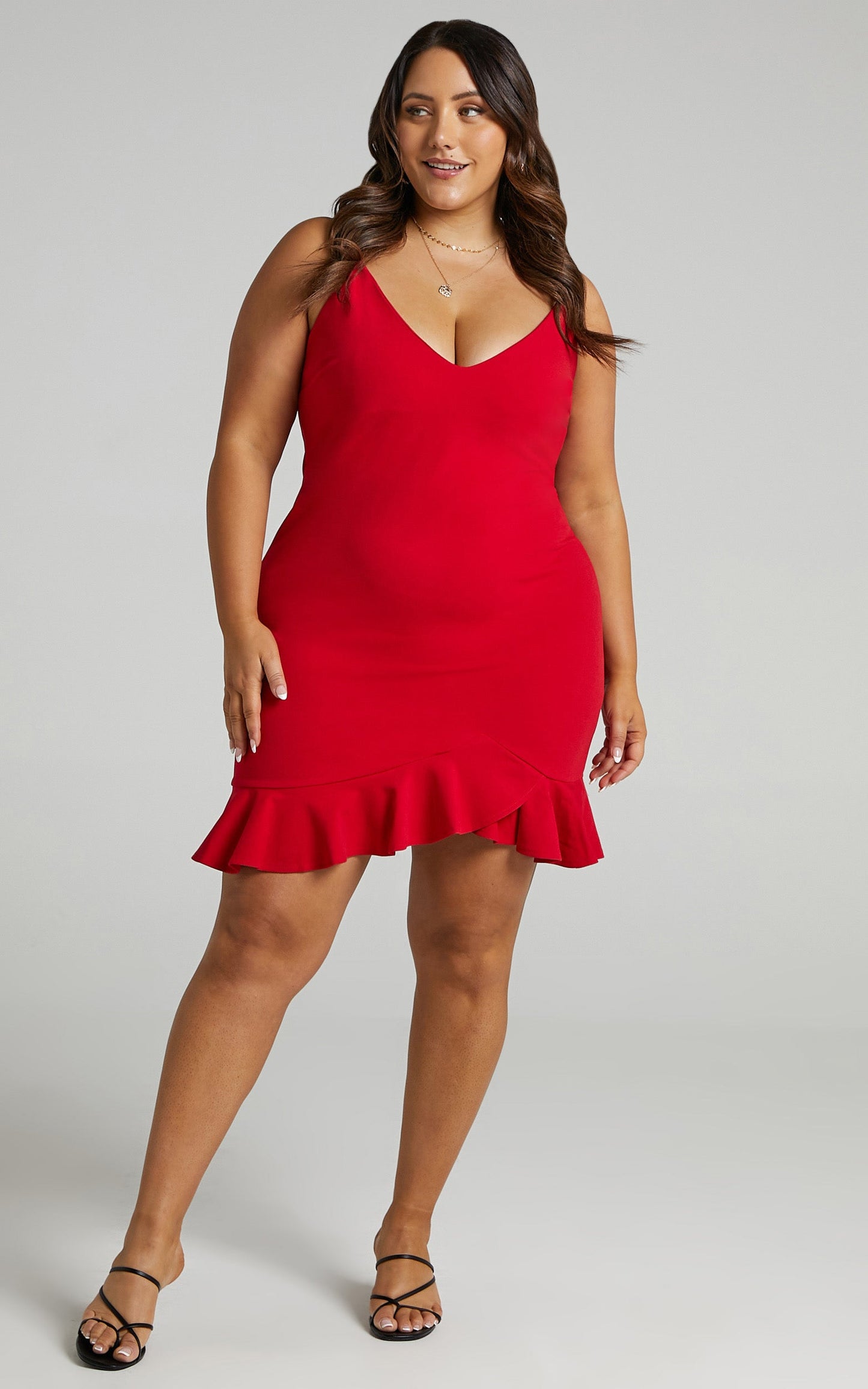 Turning It Up Dress in Red