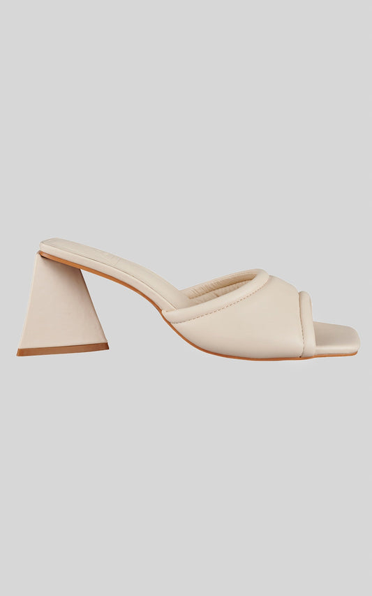 St Sana - Tycho Mule Heels in Off White