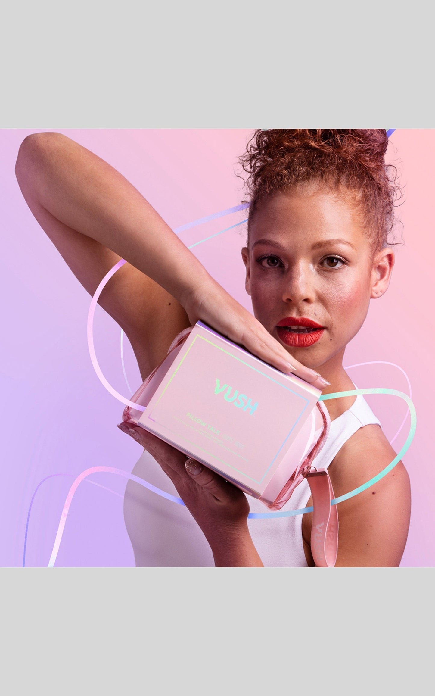 VUSH - PILLOW TALK GIFT SET in Baby Pink
