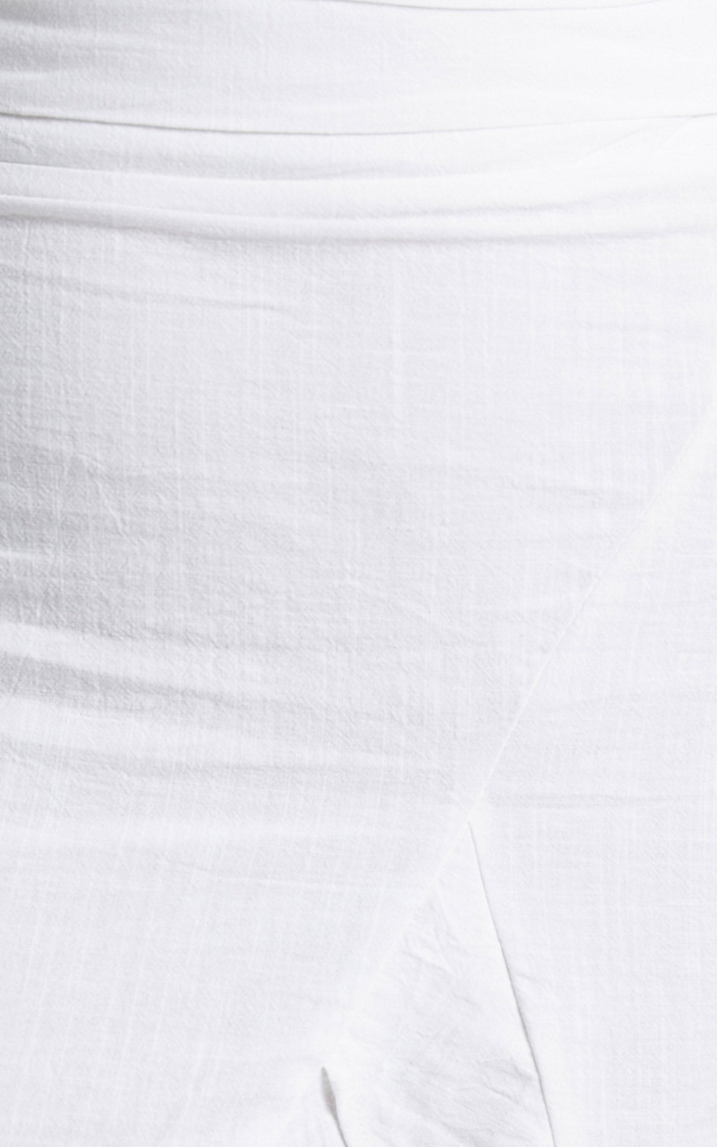 Vanika crop top and ruffle midi skirt two piece set in White