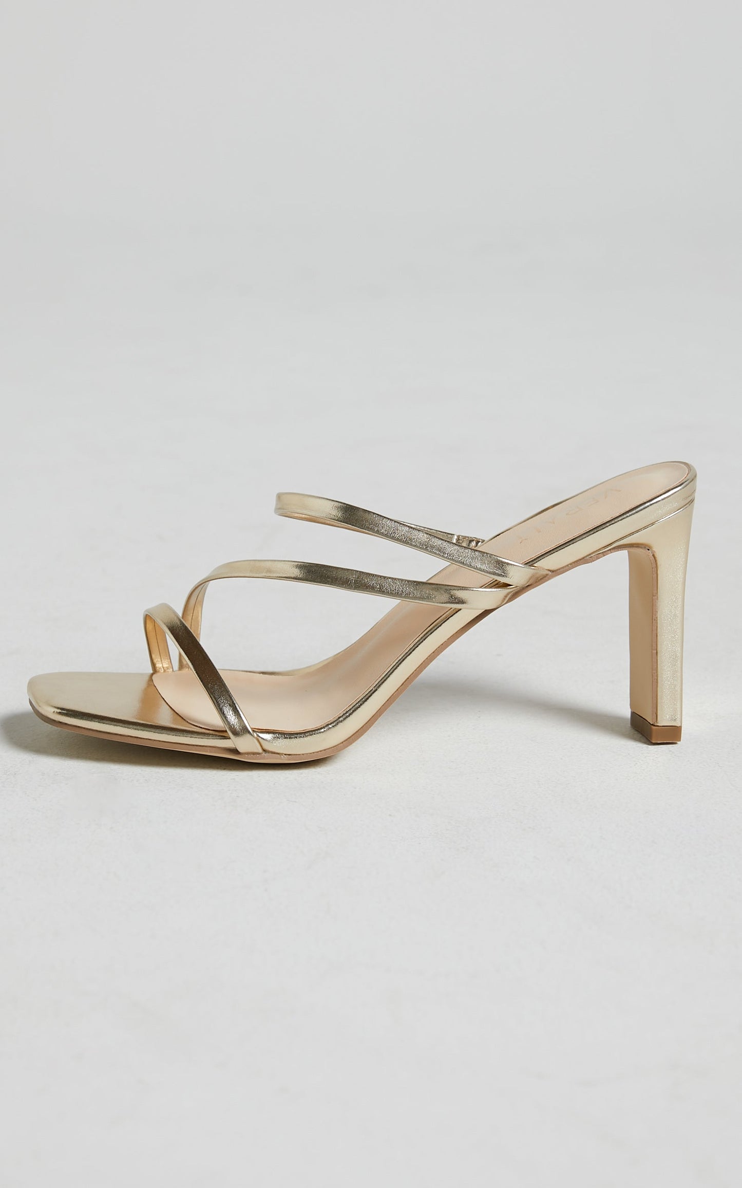 Verali - Kipper Heels in Champagne Smooth