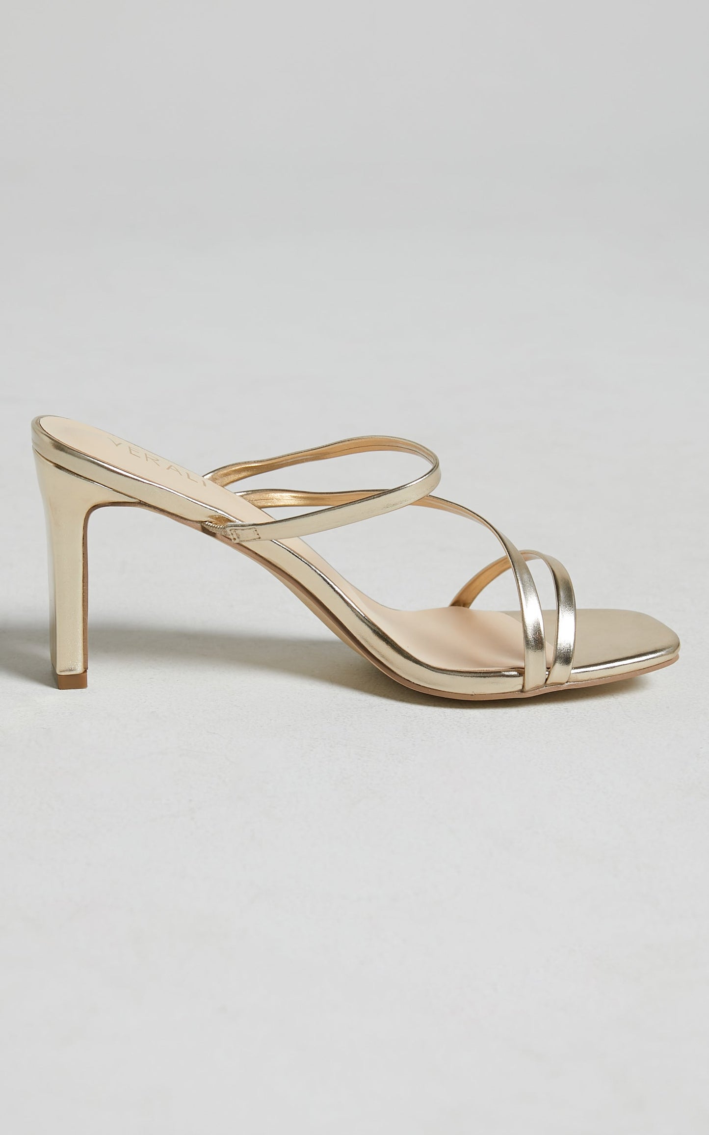 Verali - Kipper Heels in Champagne Smooth