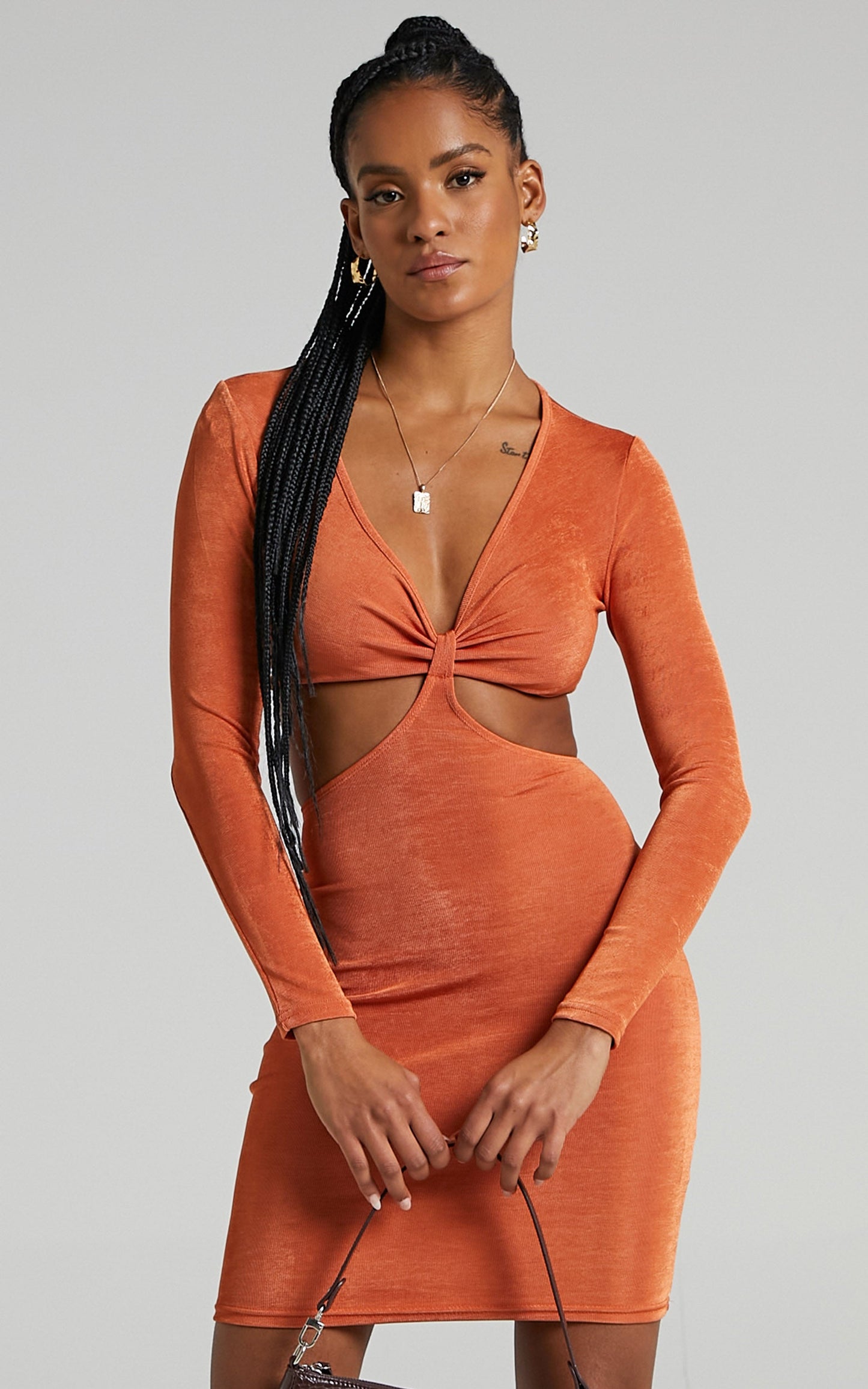 Vivvy Dress in Copper