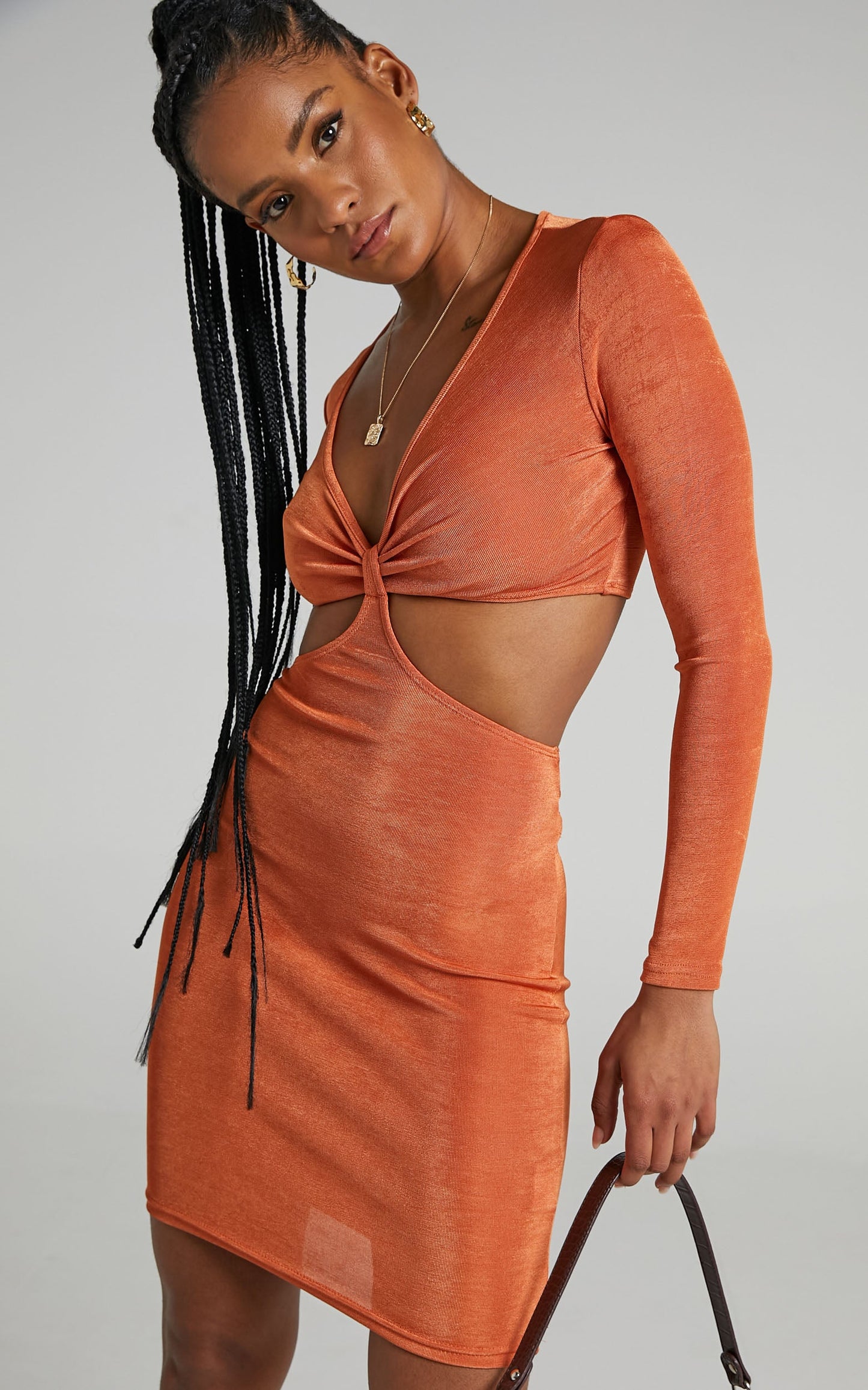 Vivvy Dress in Copper