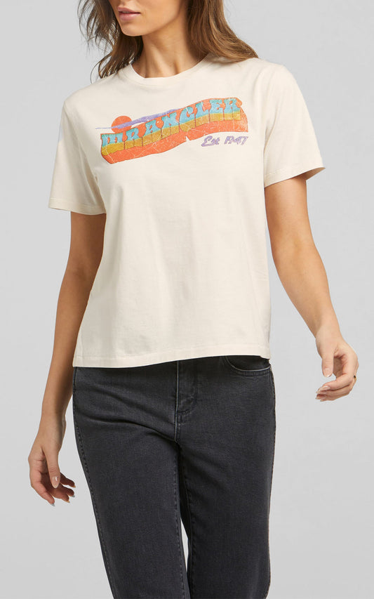 Wrangler - Breezy OS Tee in Ecru