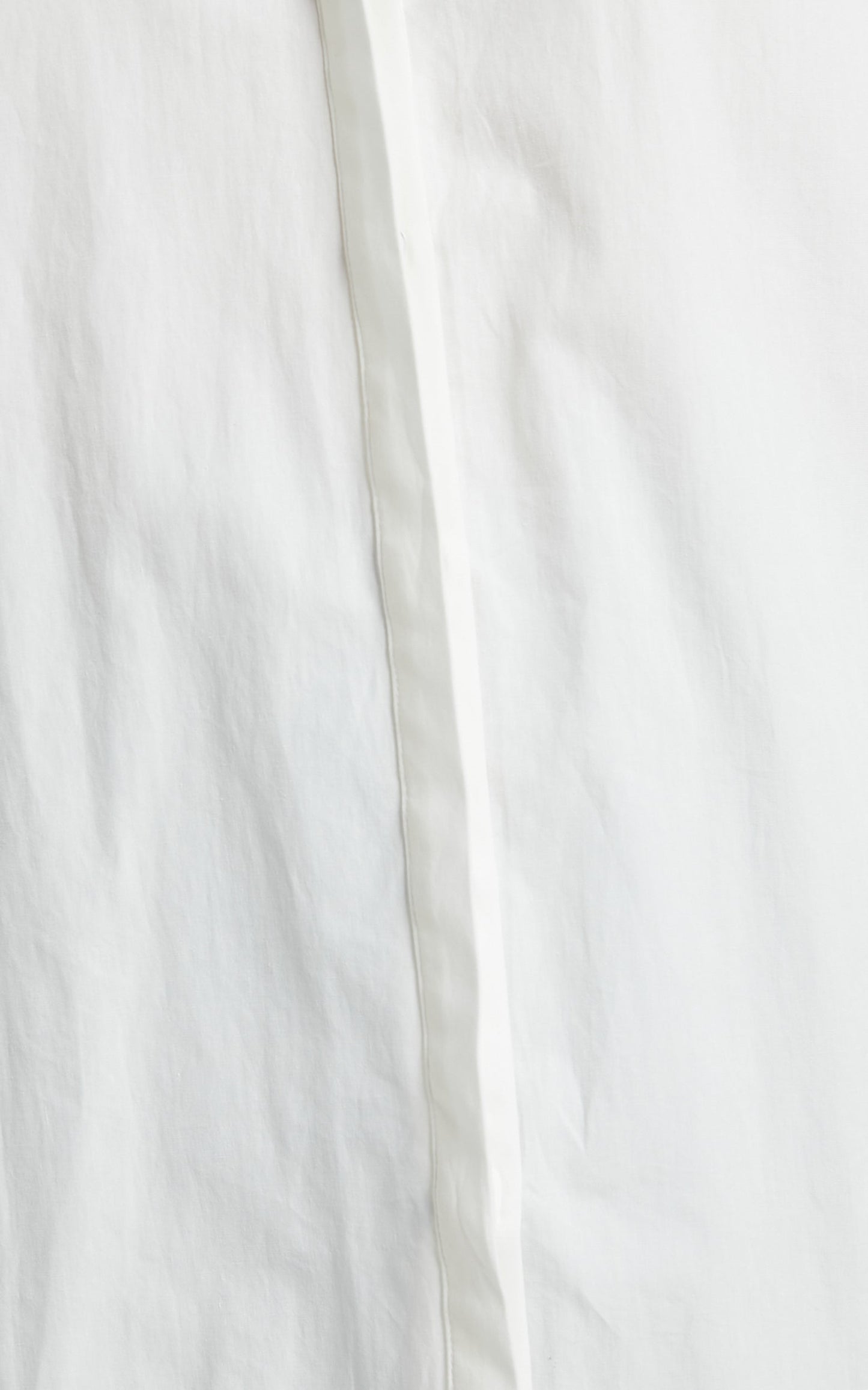Whoopi Top - Longline Button Detail Tie Cuff Shirt Top in White