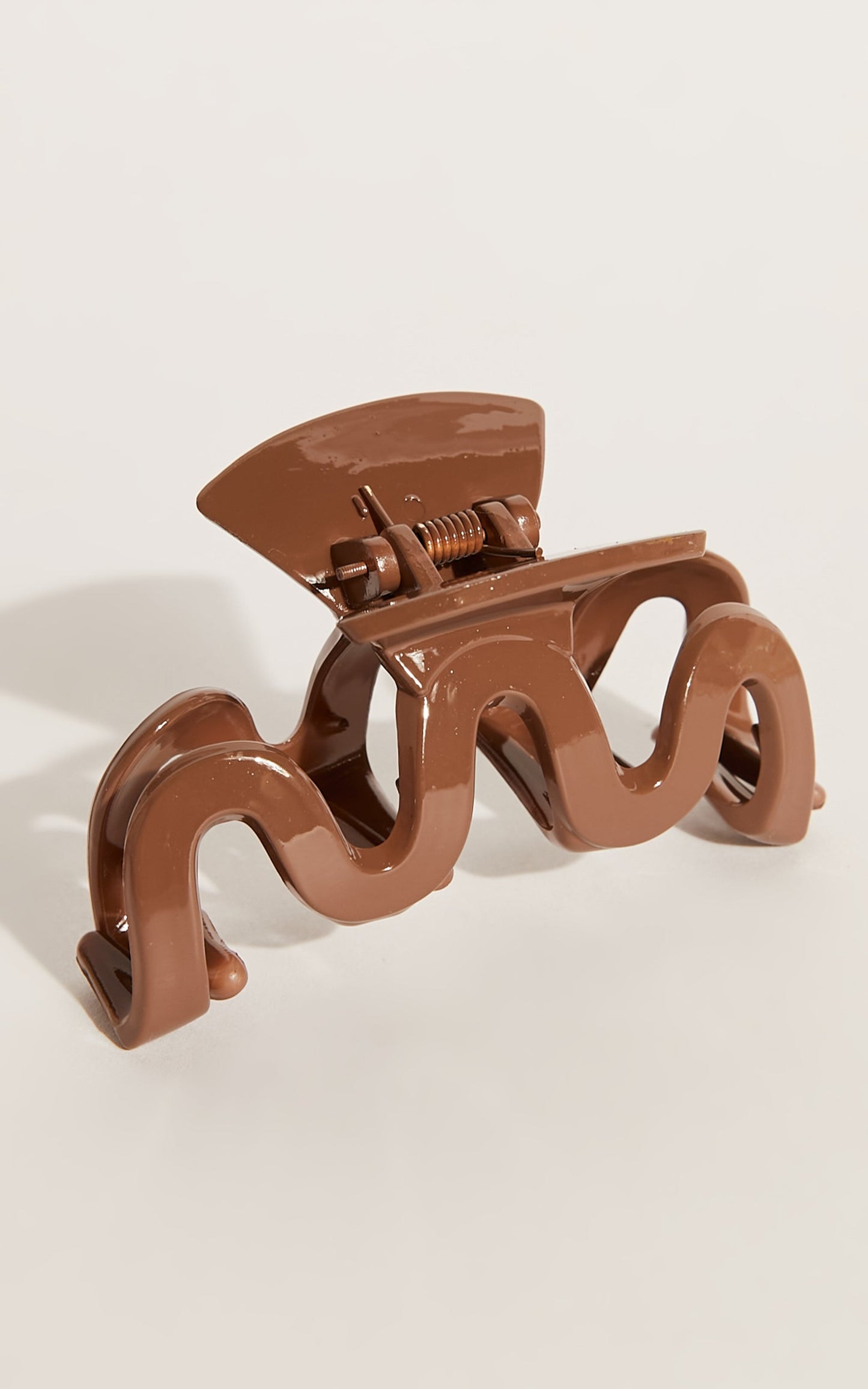Wilde Hair Clip in Brown