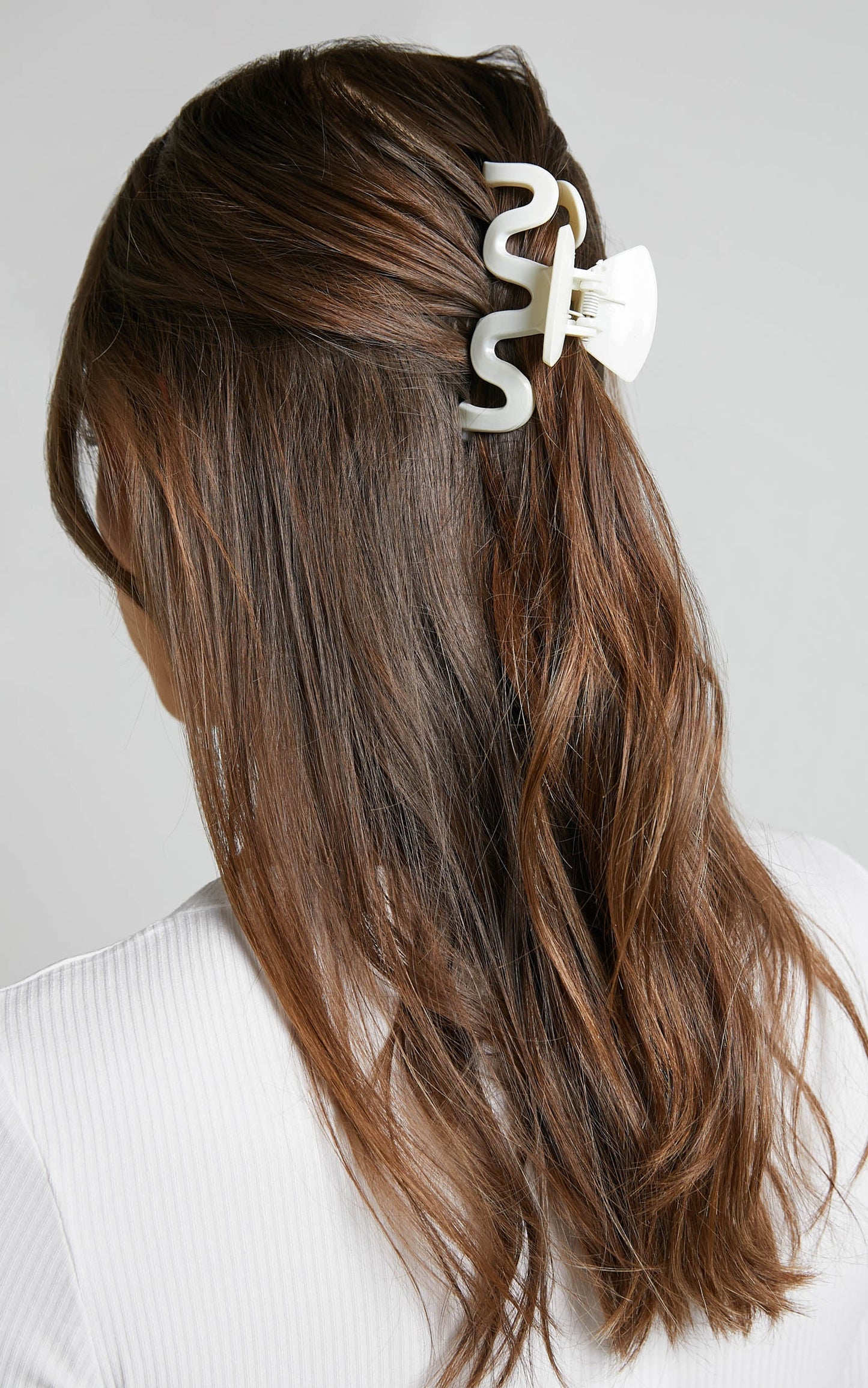 Wilde Hair Clip in Cream