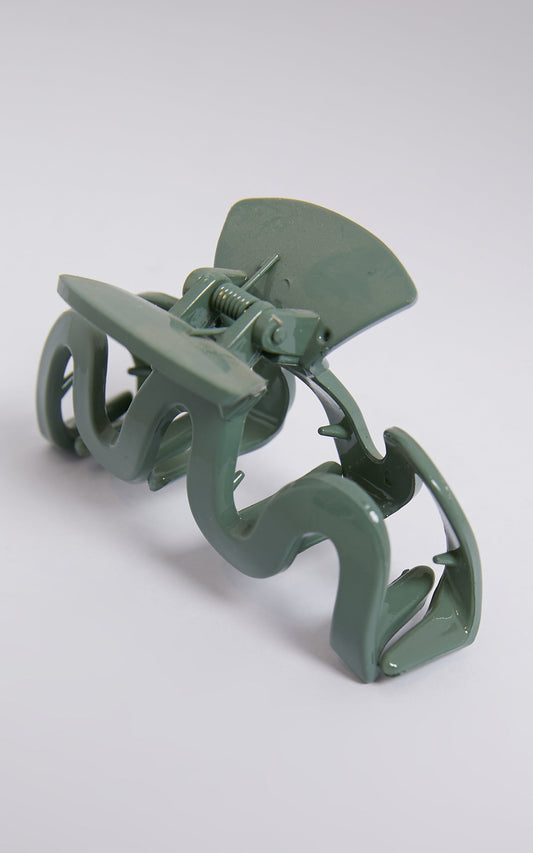 Wilde Hair Clip in Green