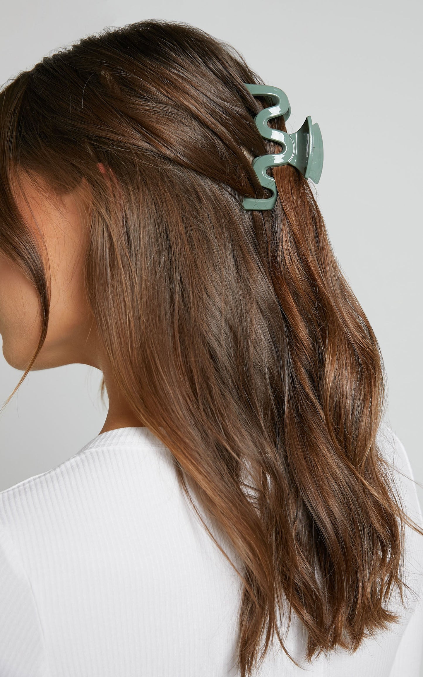Wilde Hair Clip in Green