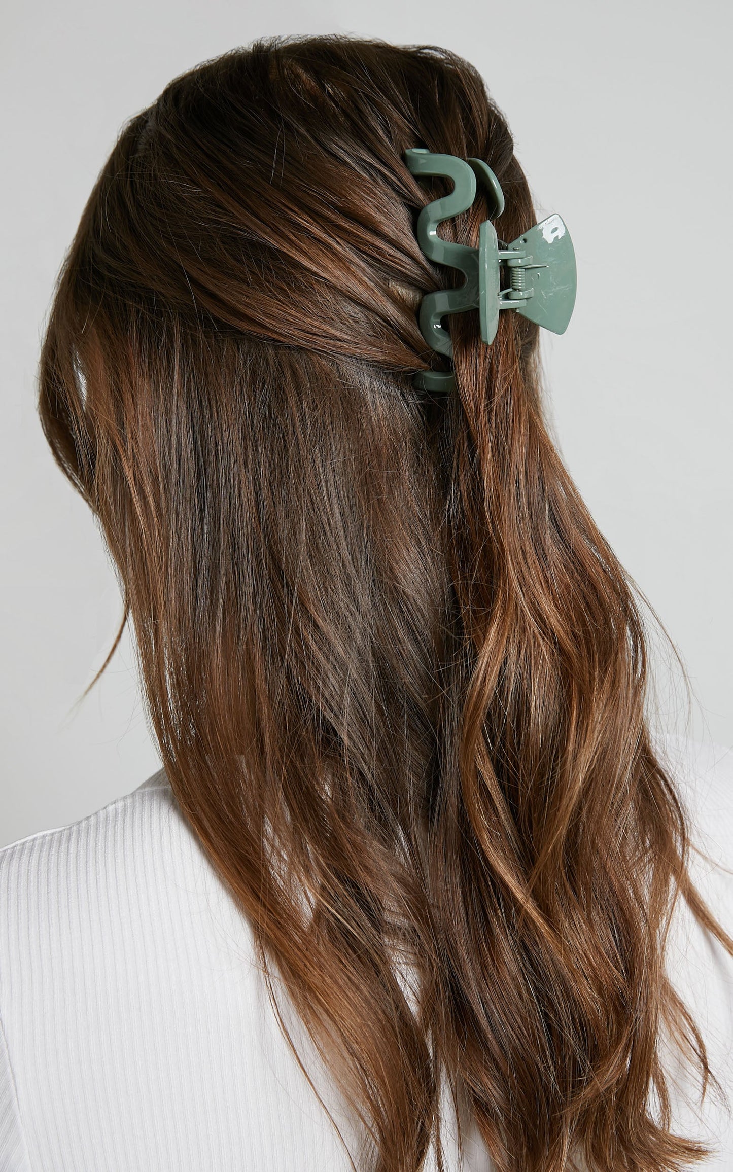 Wilde Hair Clip in Green