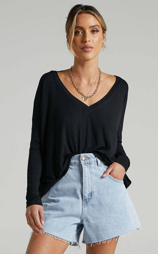 Words Say It All Top In Black