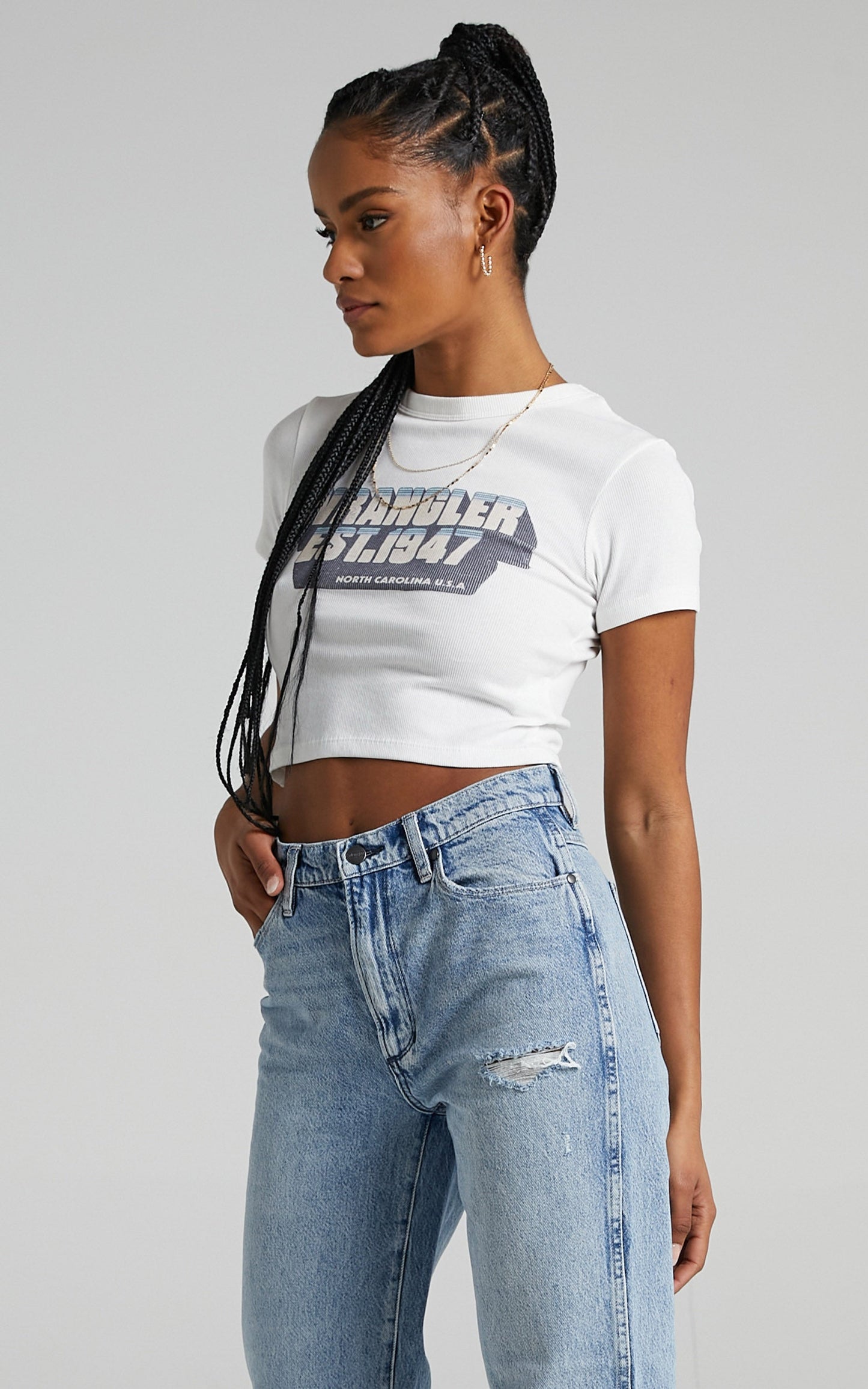 Wrangler - Dream Bound Tee in Vintage White