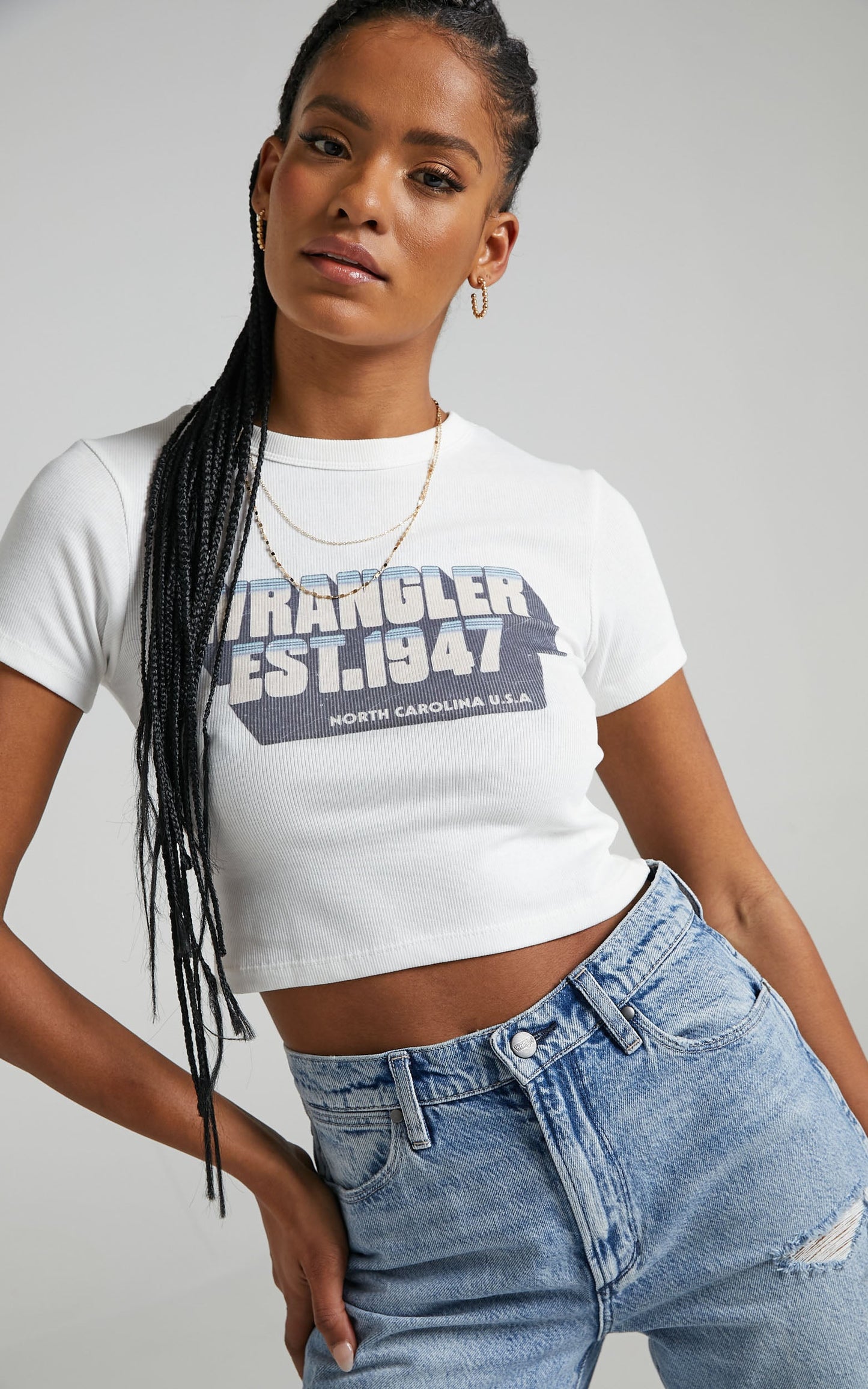 Wrangler - Dream Bound Tee in Vintage White