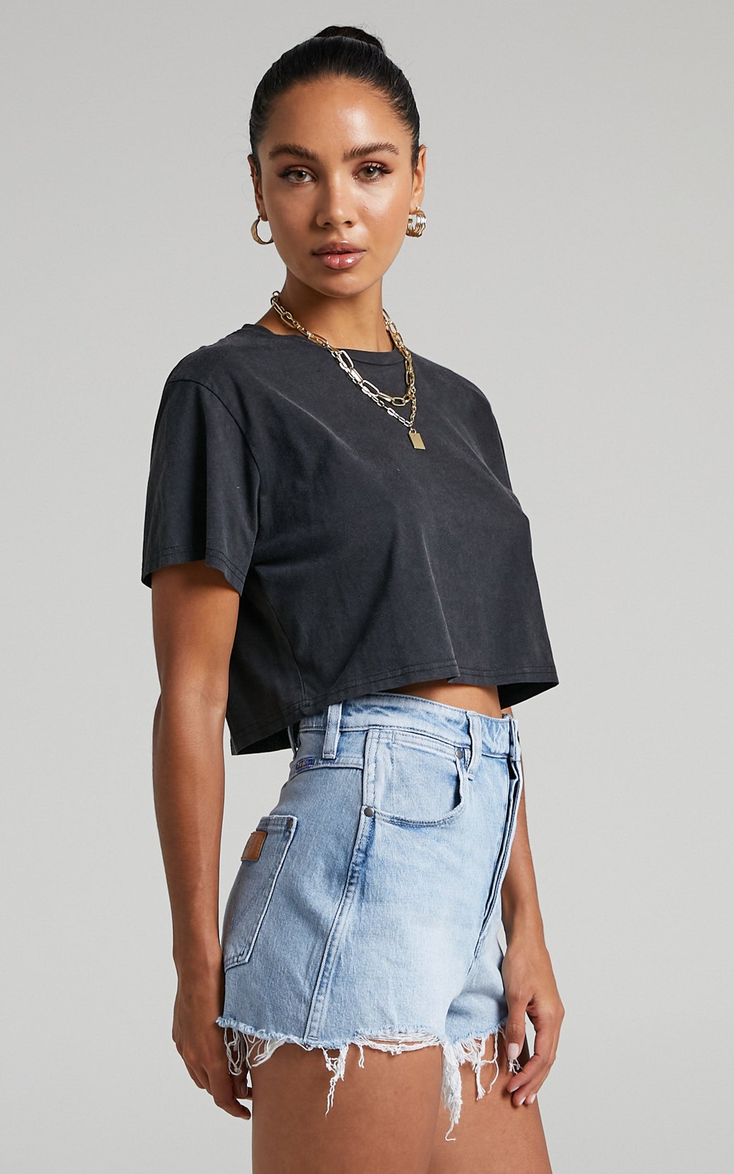Wrangler - Lita Denim Short in Pinnacle Blue
