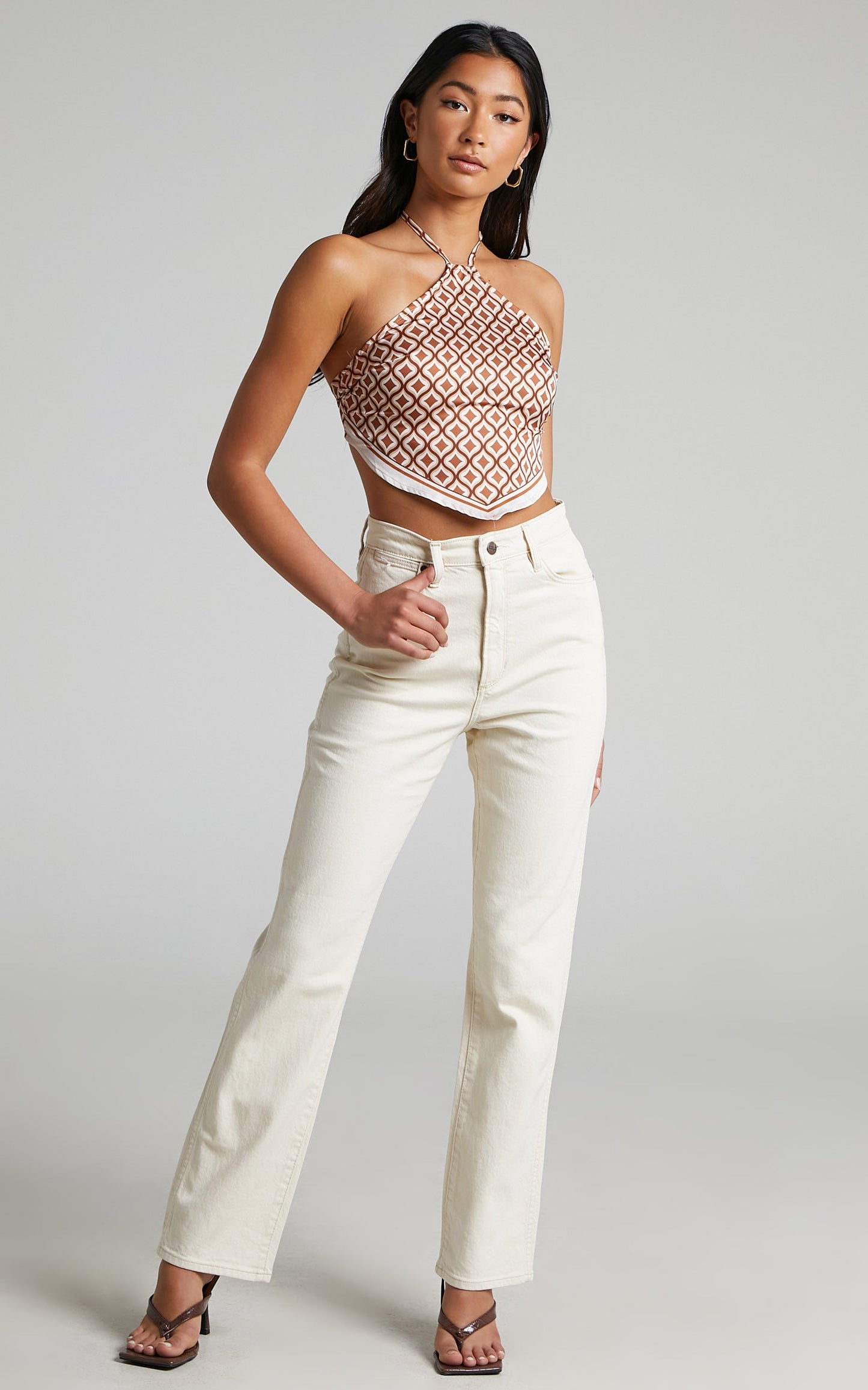 Wrangler - Lita Straight Jean in Natural Seed