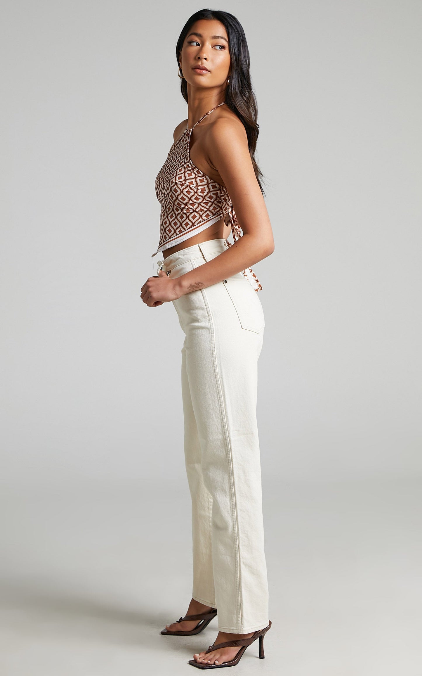 Wrangler - Lita Straight Jean in Natural Seed