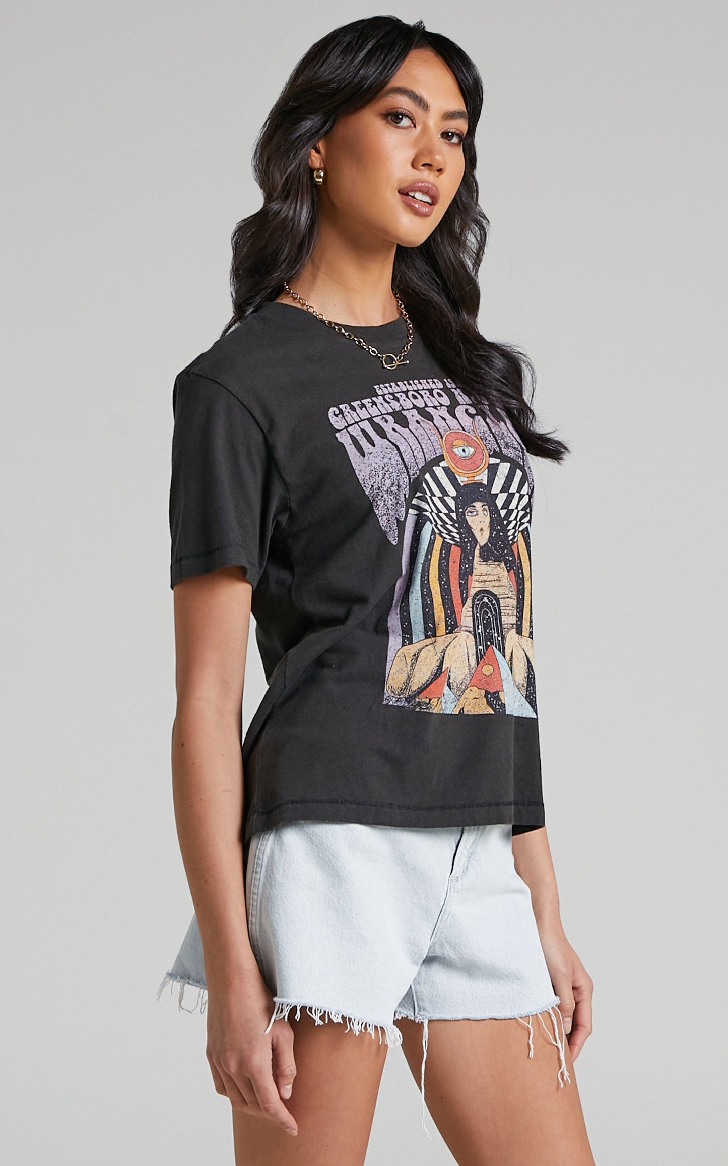 Wrangler - SPHINX TEE in Worn  Black