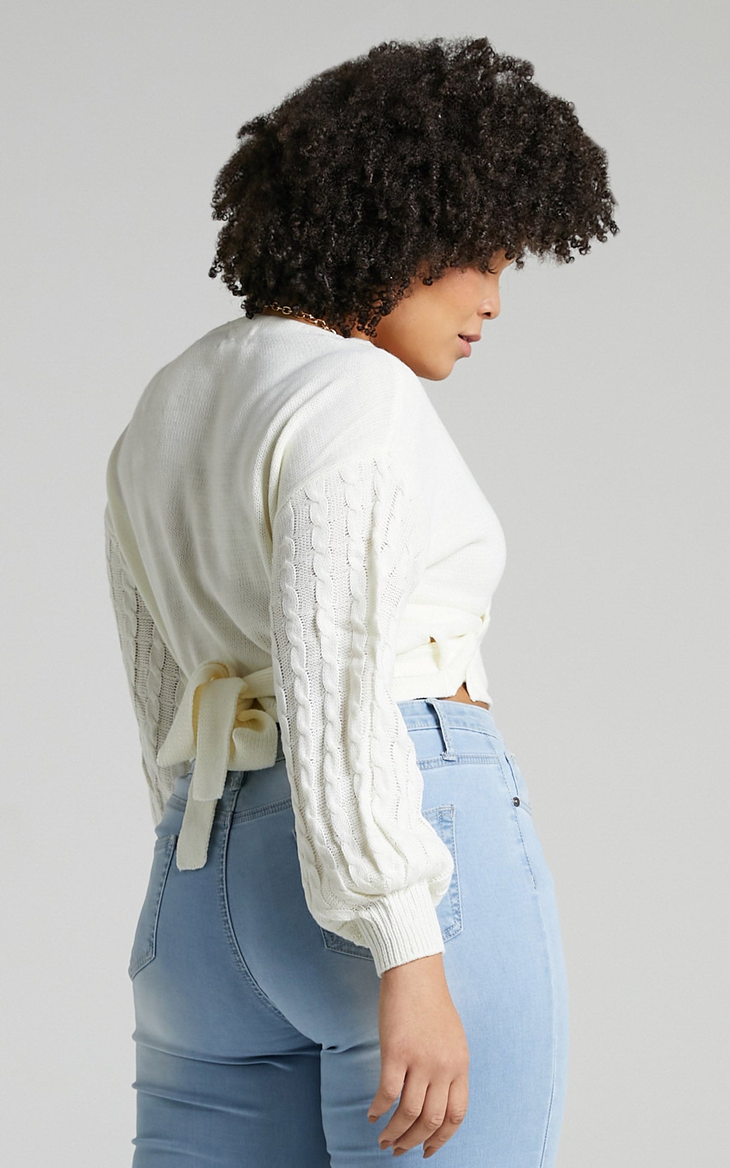 Wrapped In Love Jumper in Cream
