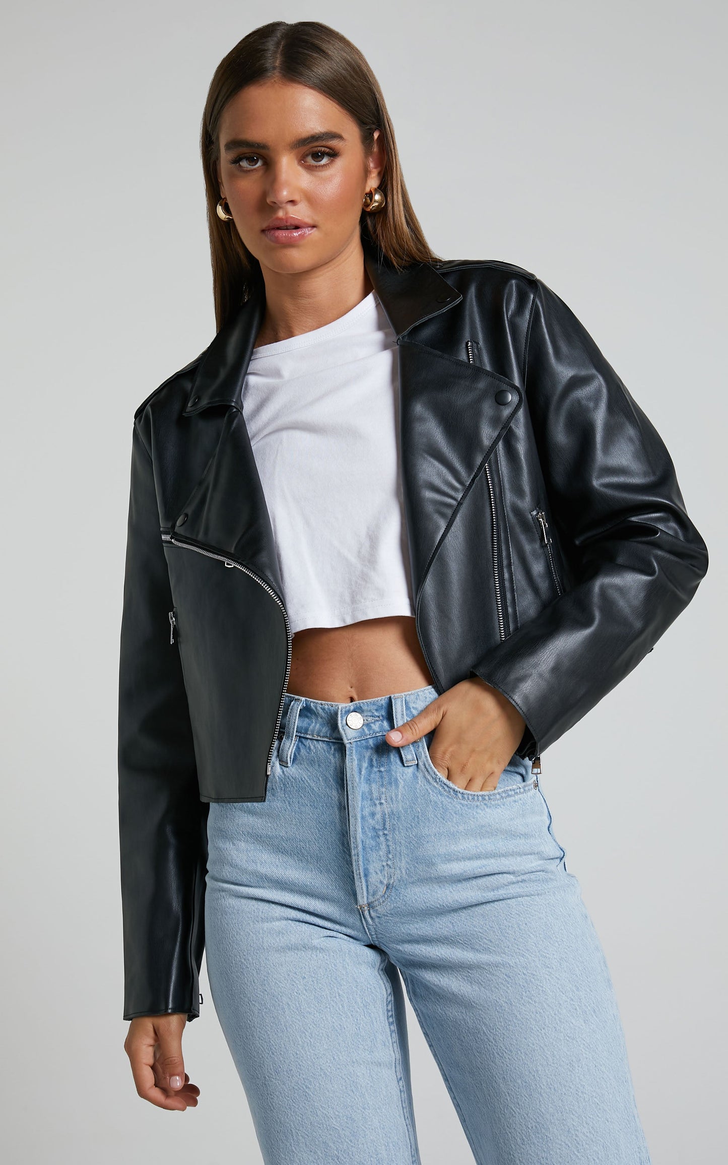 Wrenley Jacket - Biker Jacket in Black