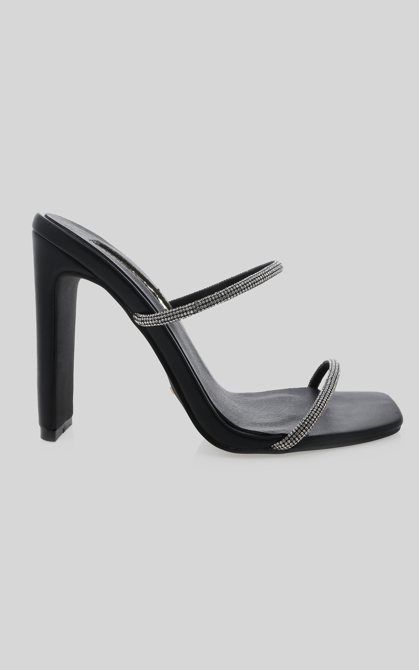Billini - Yola Heels in Black Diamante