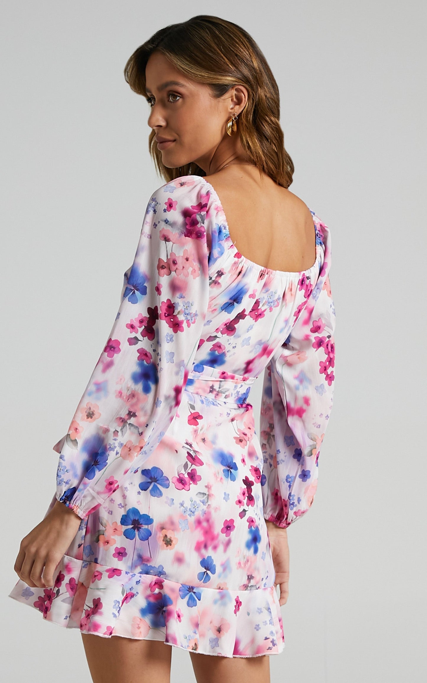 Your Sugar and Spice Dress in Blur Floral