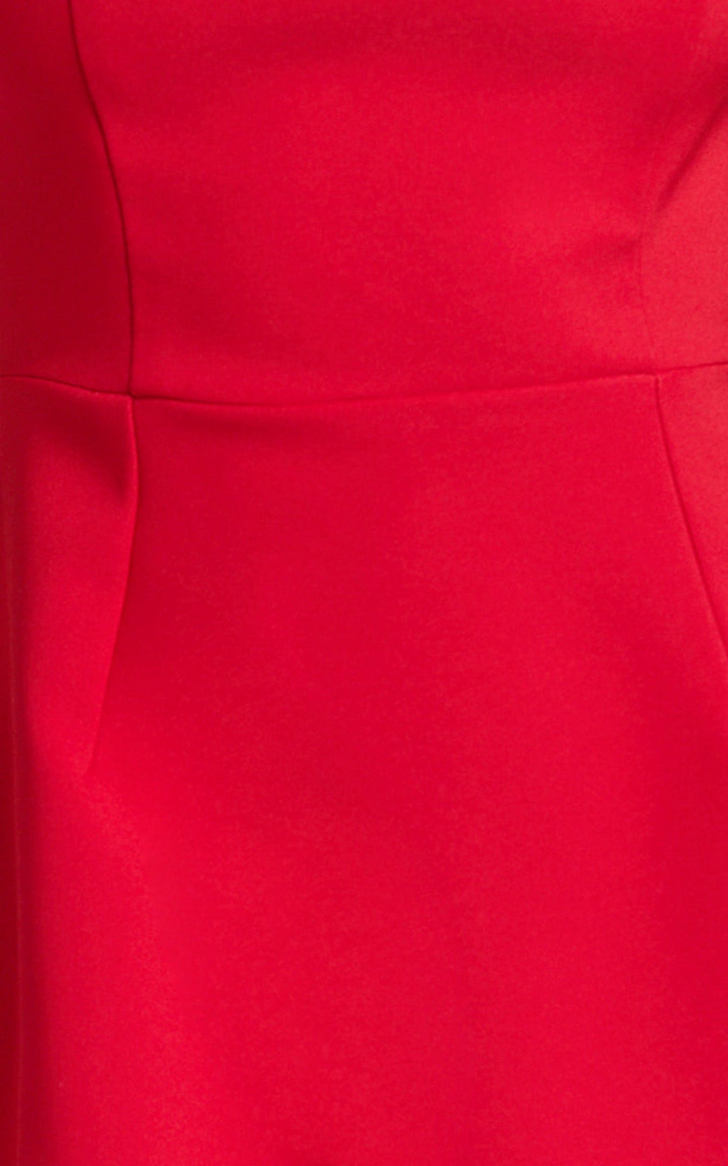 Yuna Mini Dress - Cap Sleeve Open Back Fit And Flare Tulip Dress in Red
