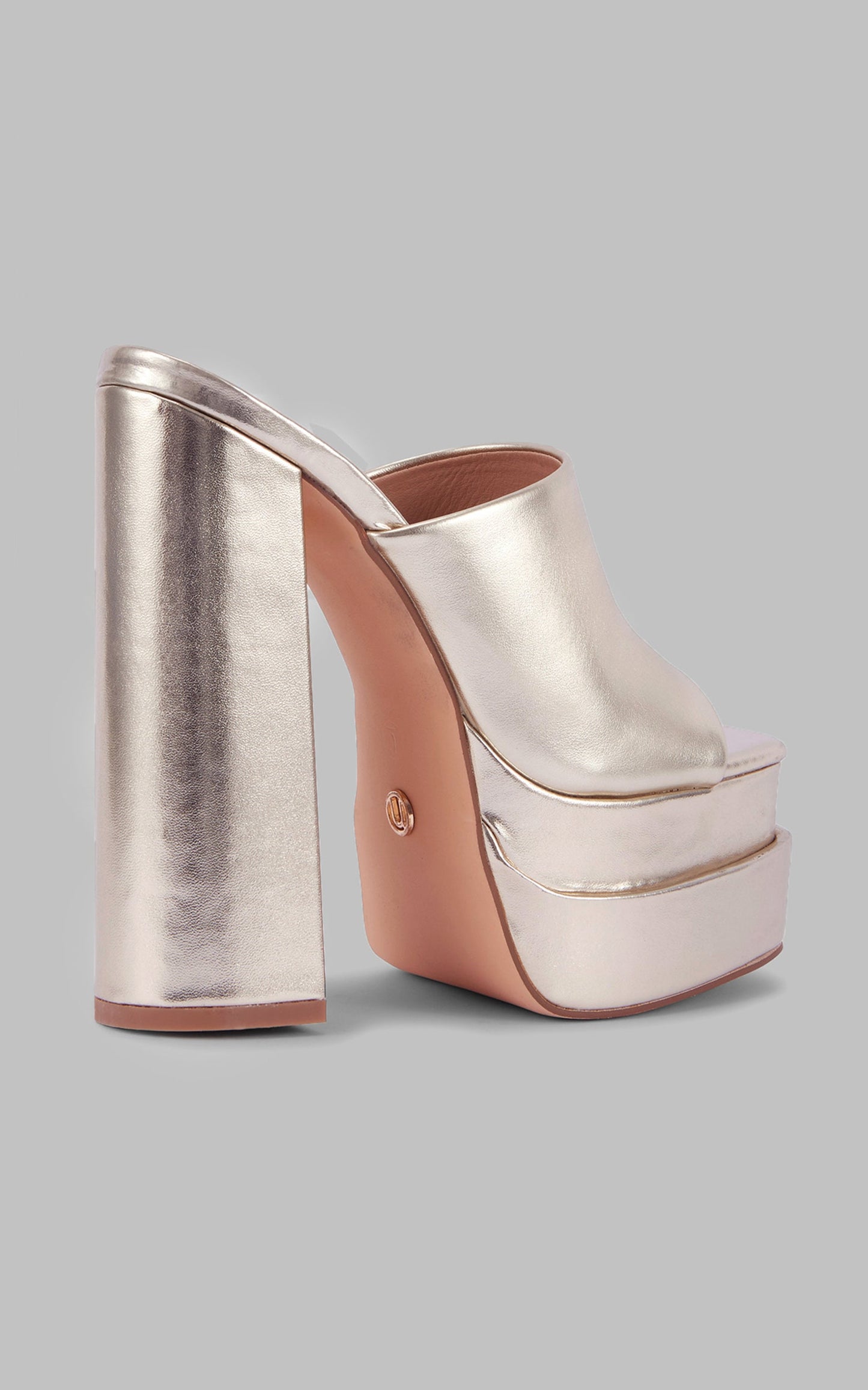Novo - Zaviera Heels in Gold