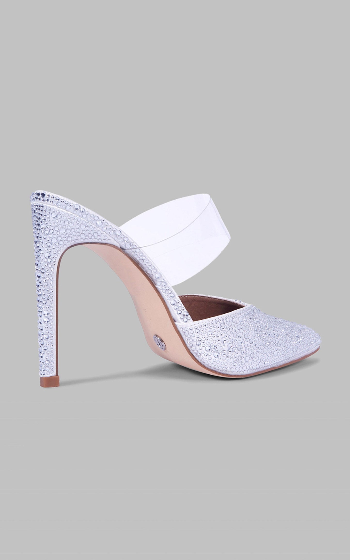 Novo - Ziora Heels in White Satin