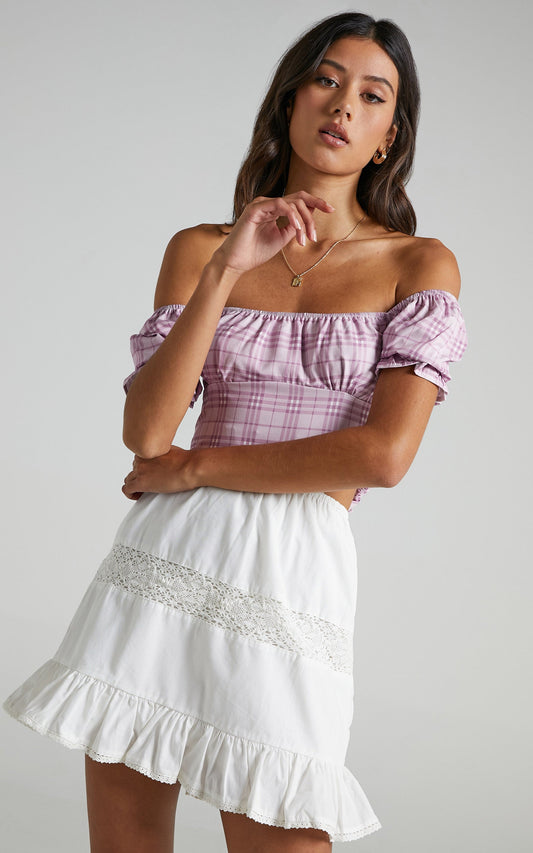 Zahra Skirt in White
