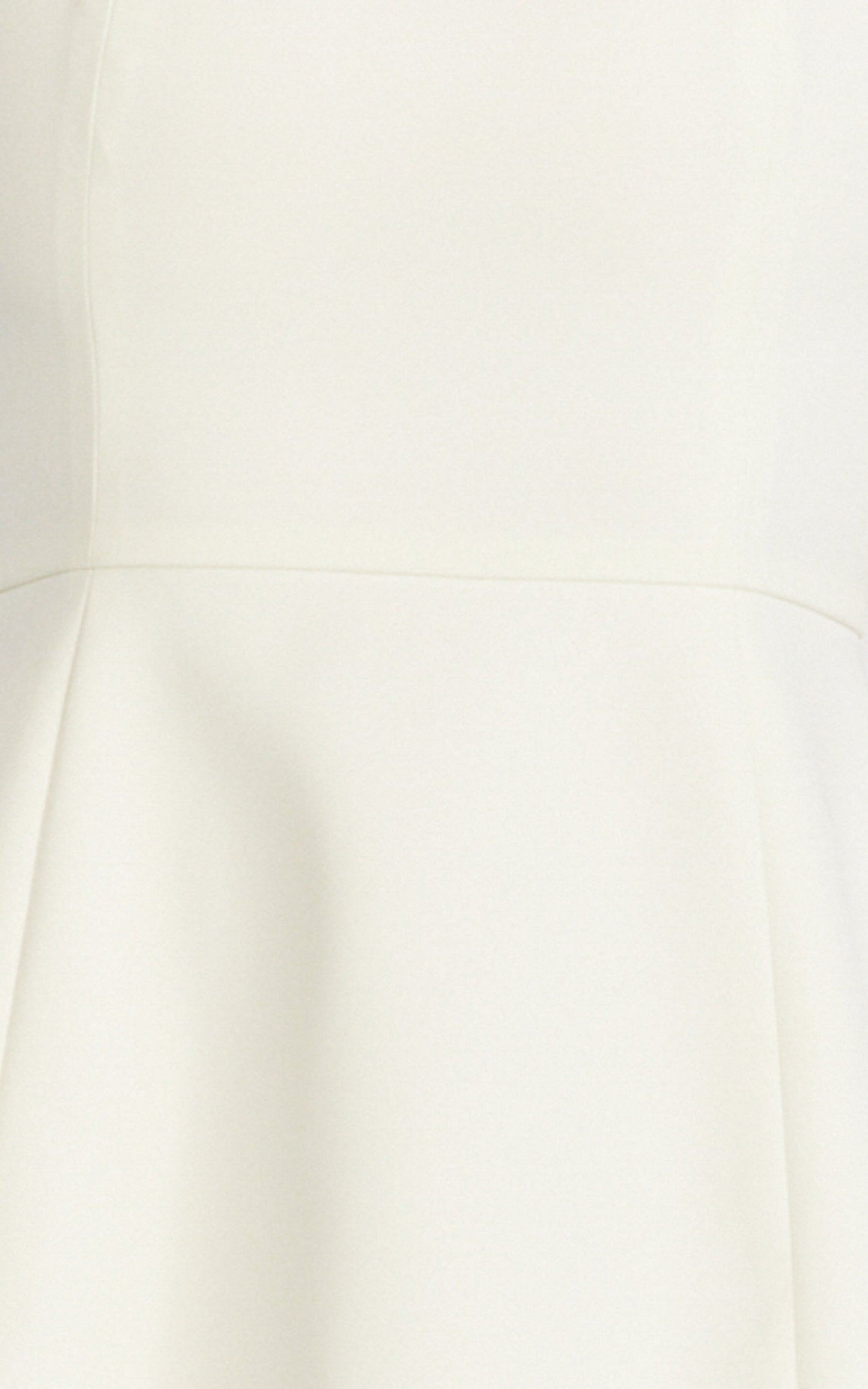 Zinnia Mini Dress - Square Neck Tulip Dress in White