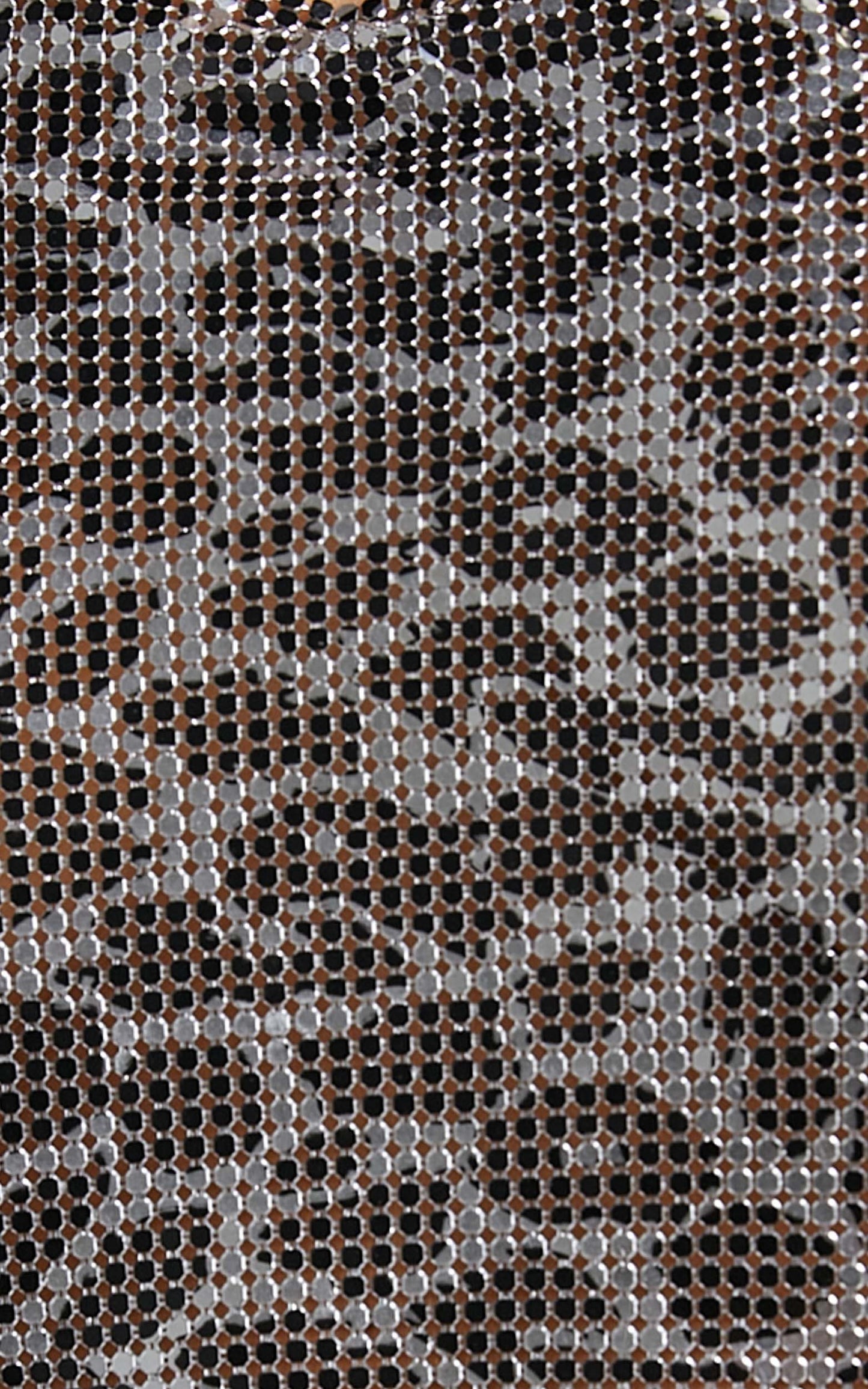 Zului Mesh Crop Top in Sequin Leopard