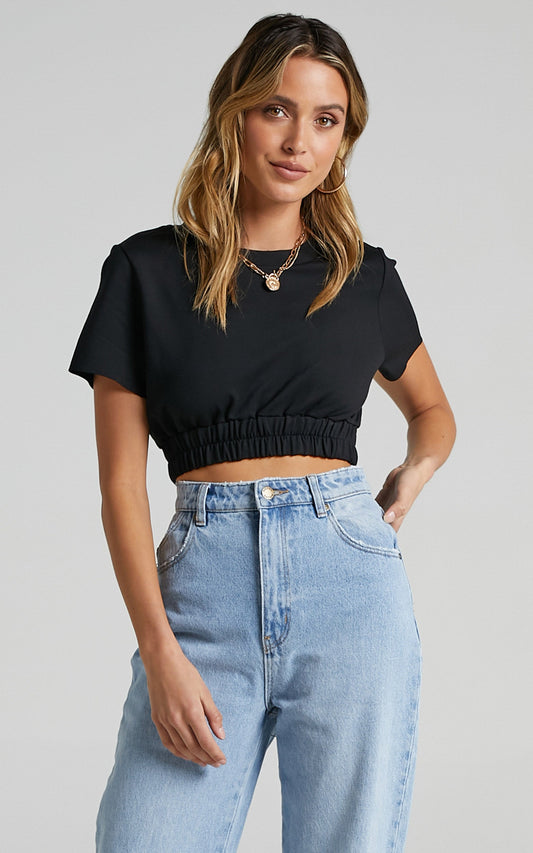 Zya The Label - Kira Tee in Black