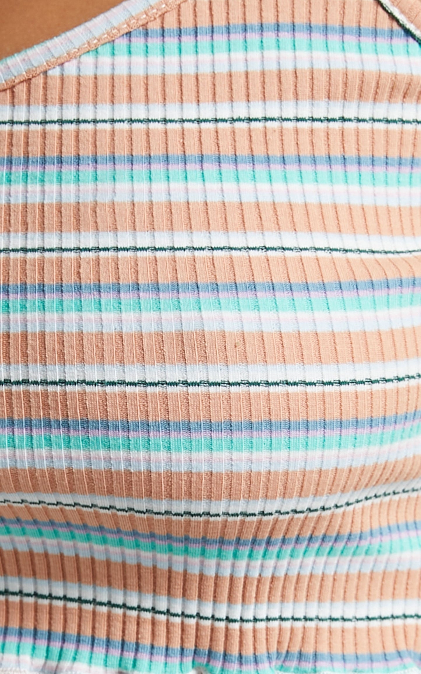 Zya The Label - Sadie Top in Pastel Stripe