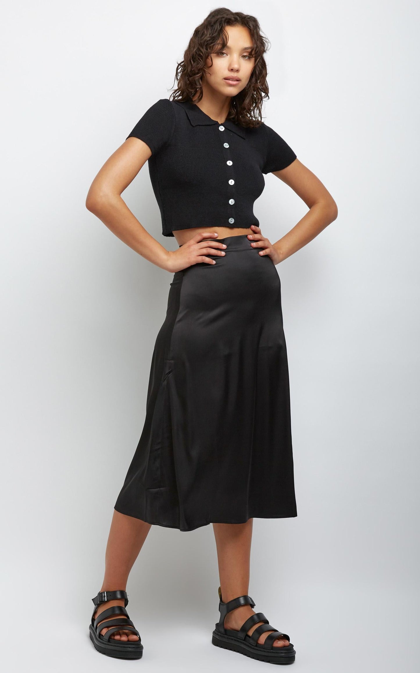 Nessa Top in Black