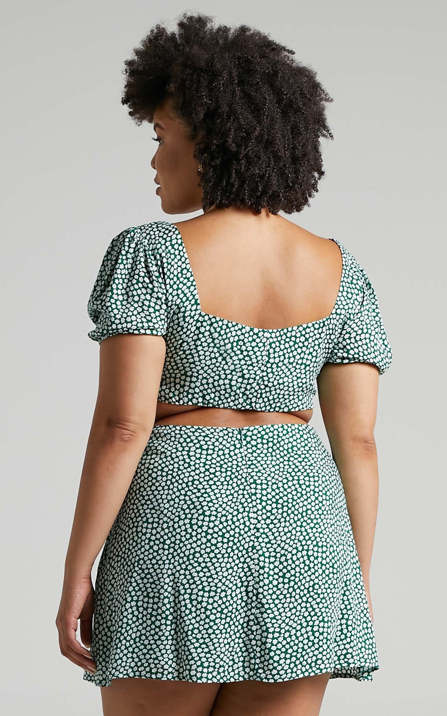 Are You Up To It Two Piece Set in Green Floral