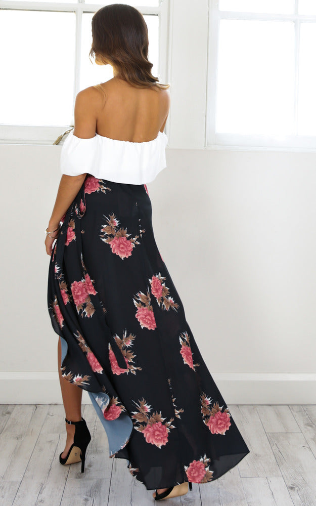 Everlasting Maxi Skirt In Pink Floral