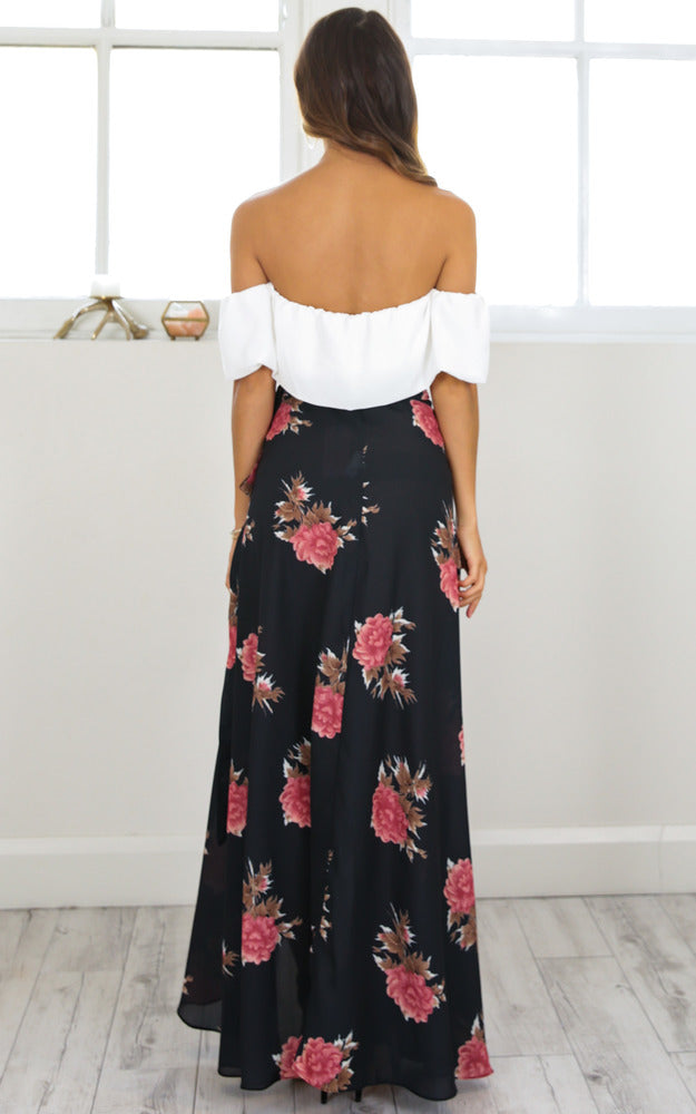 Everlasting Maxi Skirt In Pink Floral