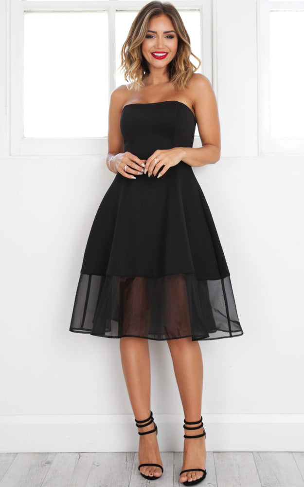 Picture Perfect Dress In Black