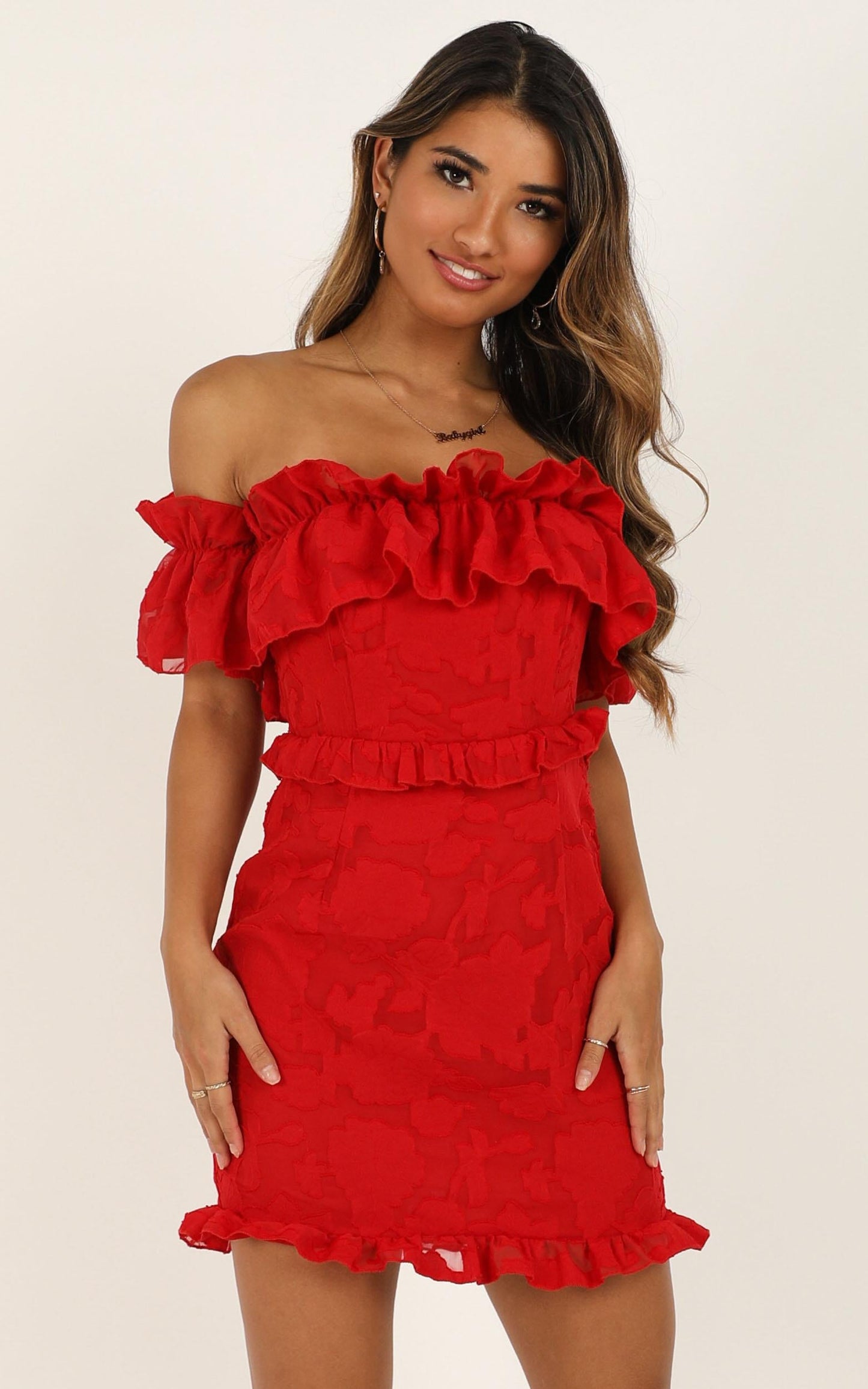 A Sprinkle Of Magic Dress In Red