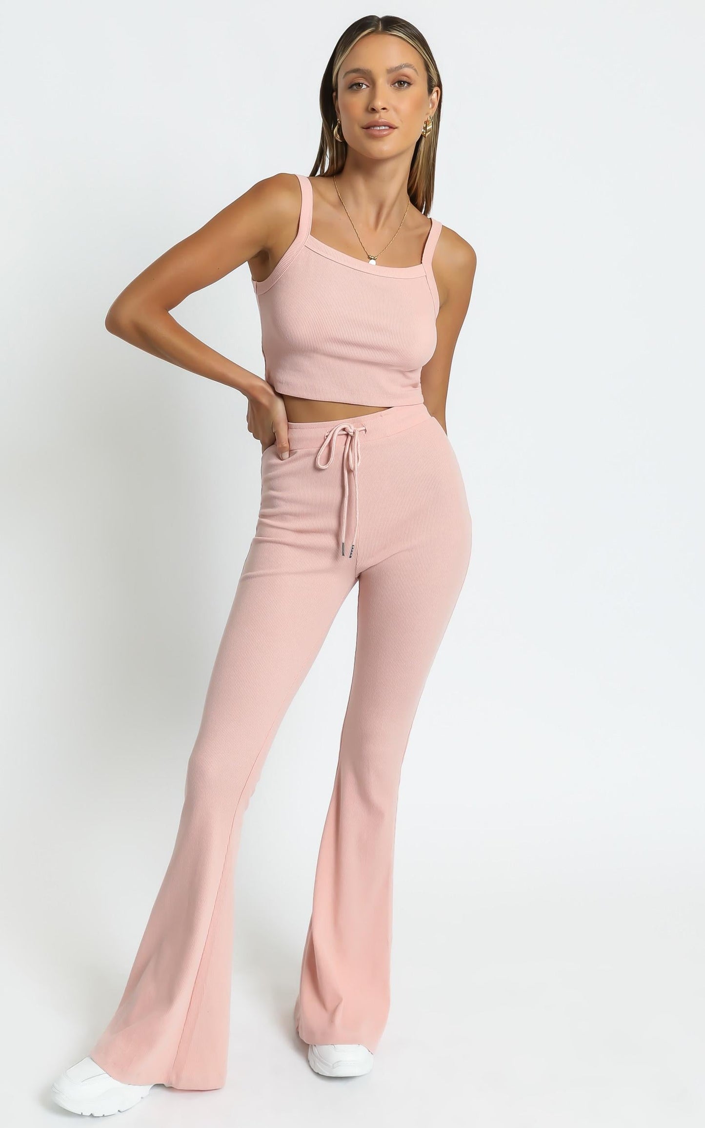Abelia Two Piece Set In Blush