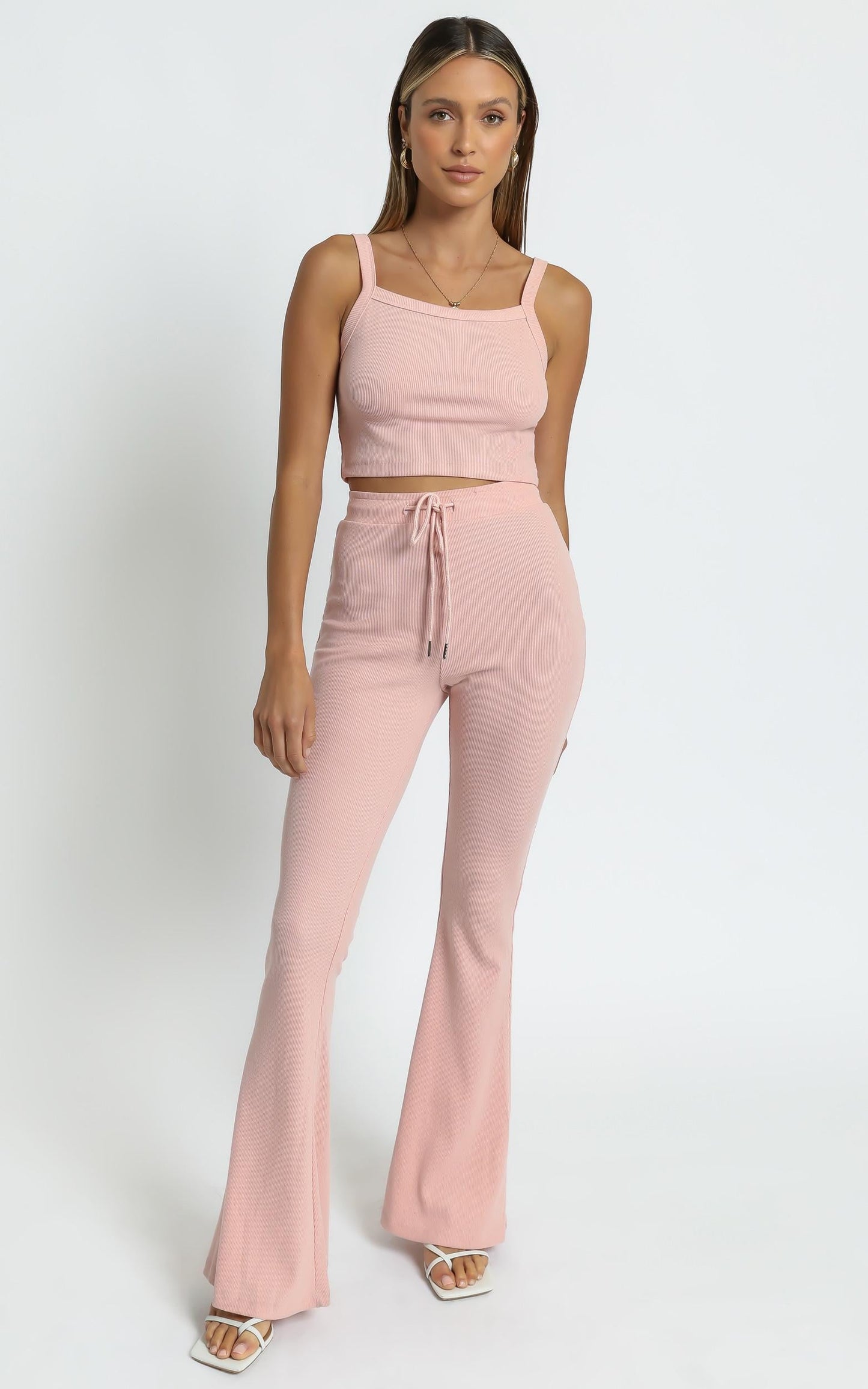 Abelia Two Piece Set In Blush