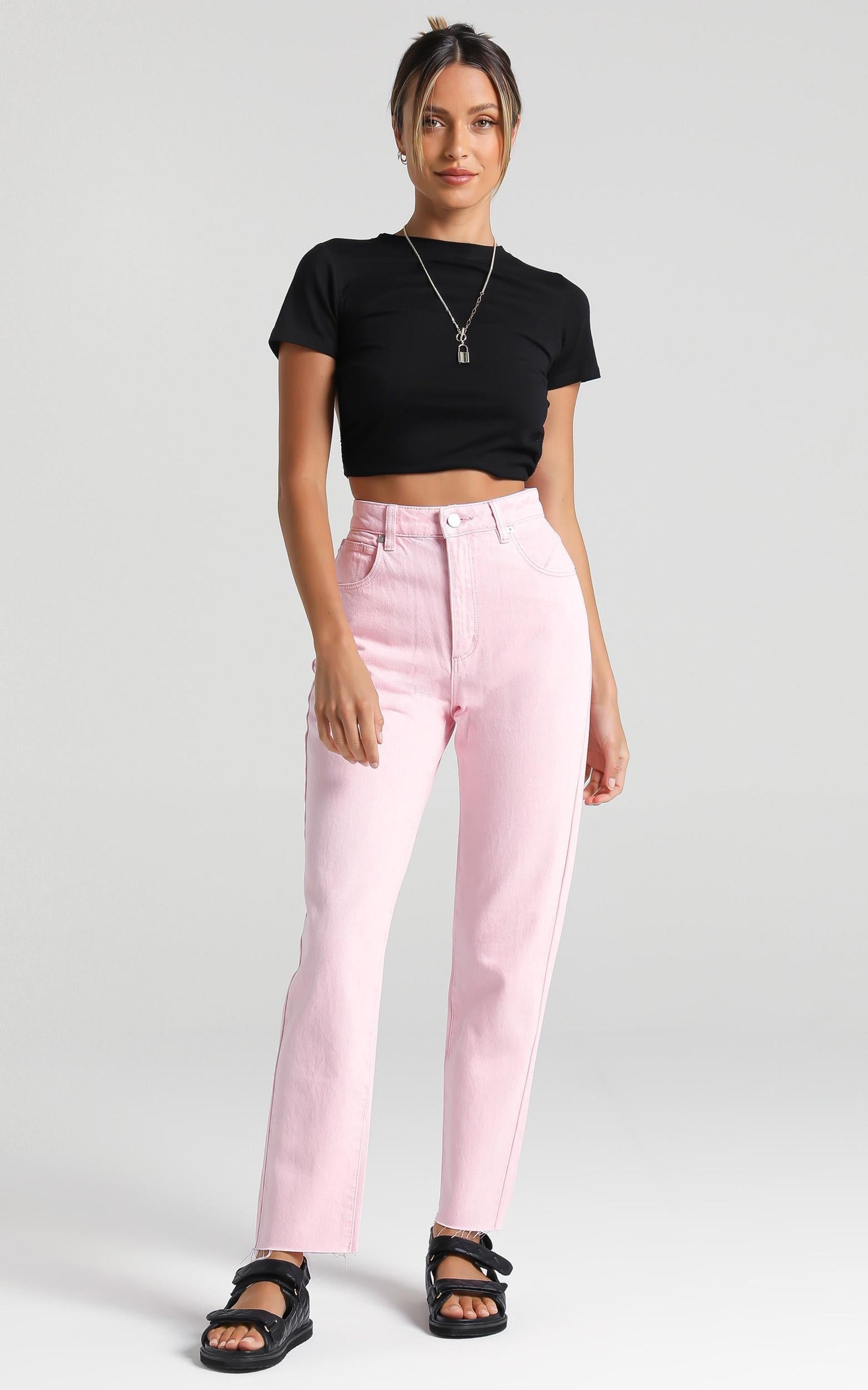Abrand X Dyspnea - A '94 High Slim Jean in Pink