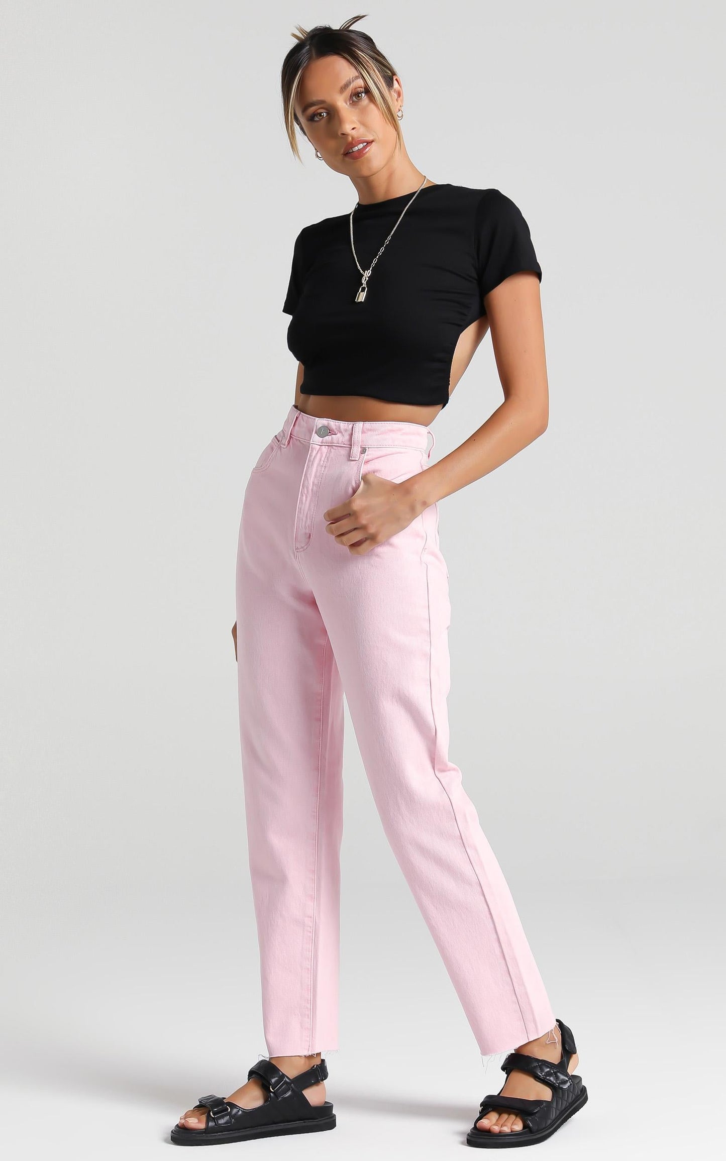 Abrand X Dyspnea - A '94 High Slim Jean in Pink