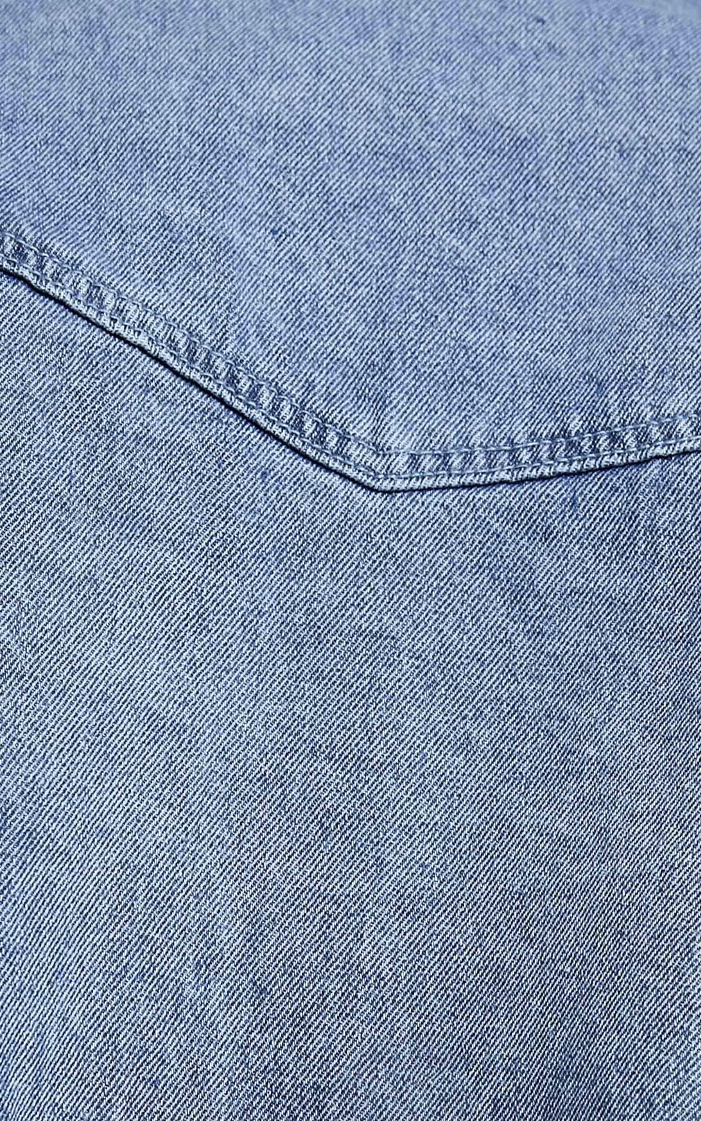 Abrielle Denim Jacket with Diamante in Blue
