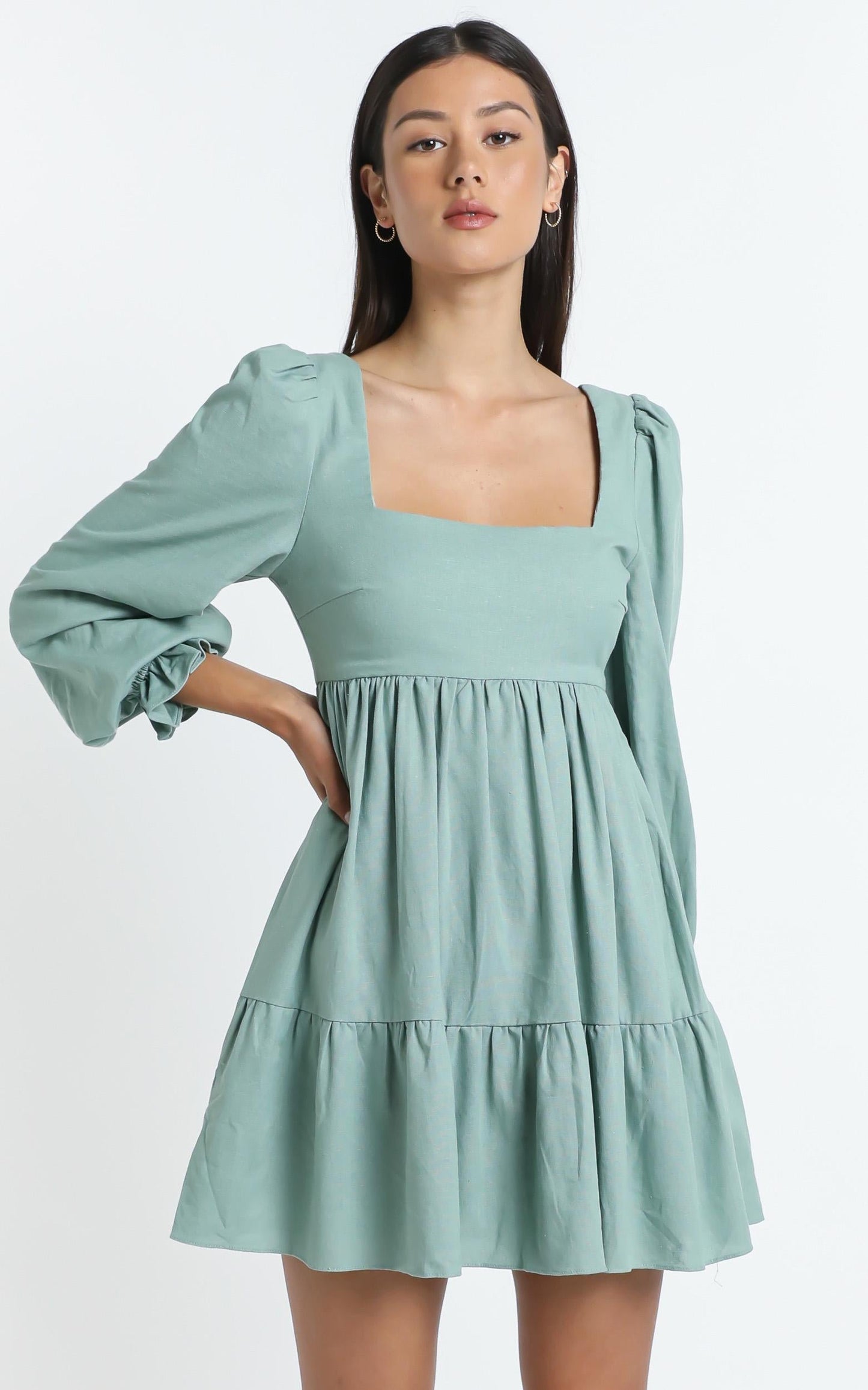 Acacia Dress in Sage