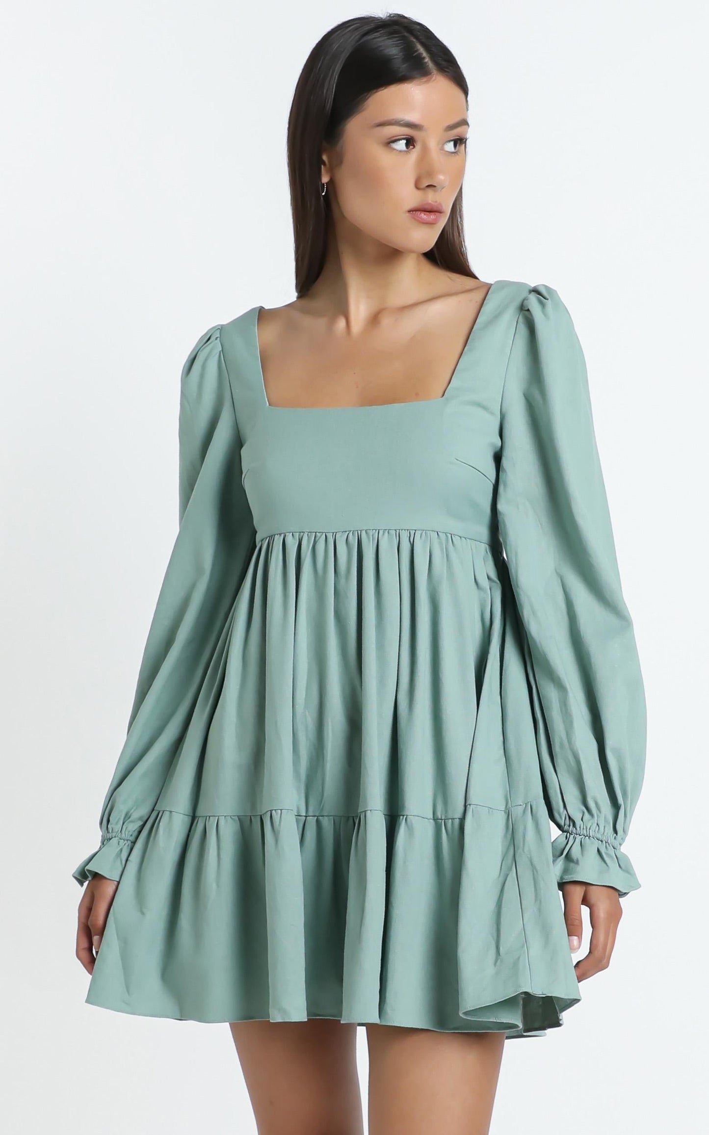 Acacia Dress in Sage